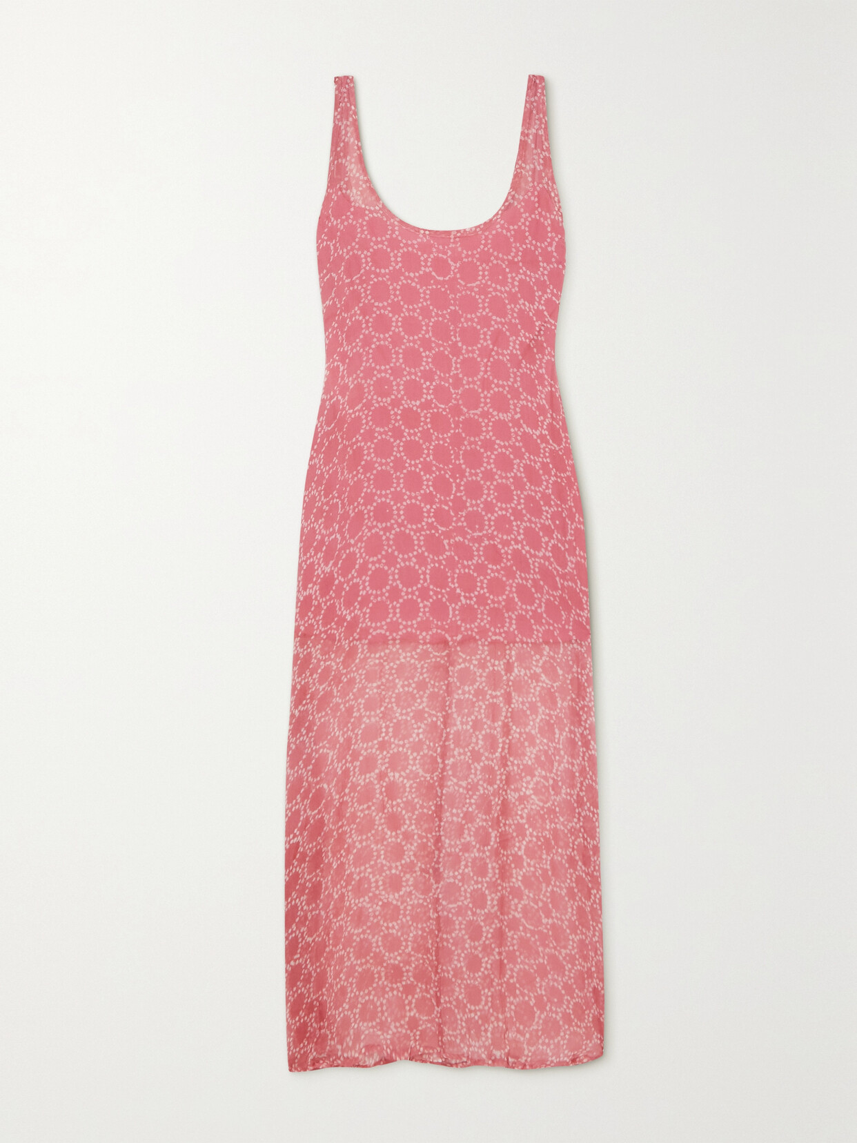 CLOE CASSANDRO - + Net Sustain Elodie Printed Crepon Midi Dress - Pink