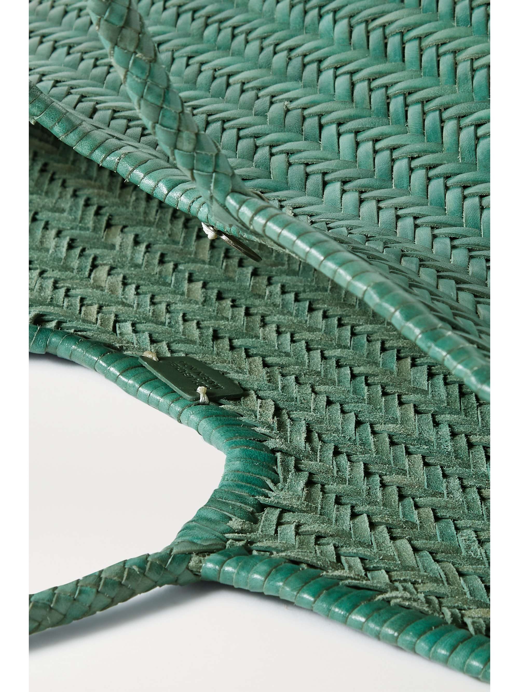 DRAGON DIFFUSION Nantucket 編み込みレザー ラージ トートバッグ