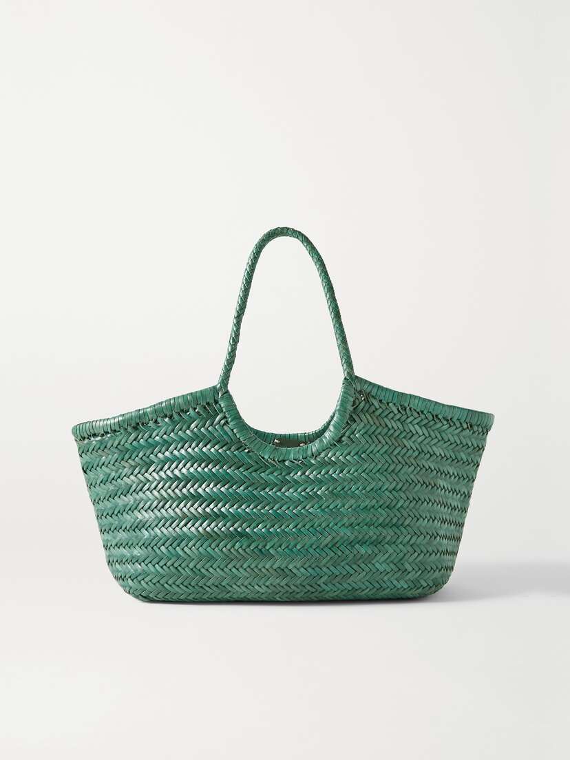 Dragon Diffusion Nantucket Large Woven Leather Tote
