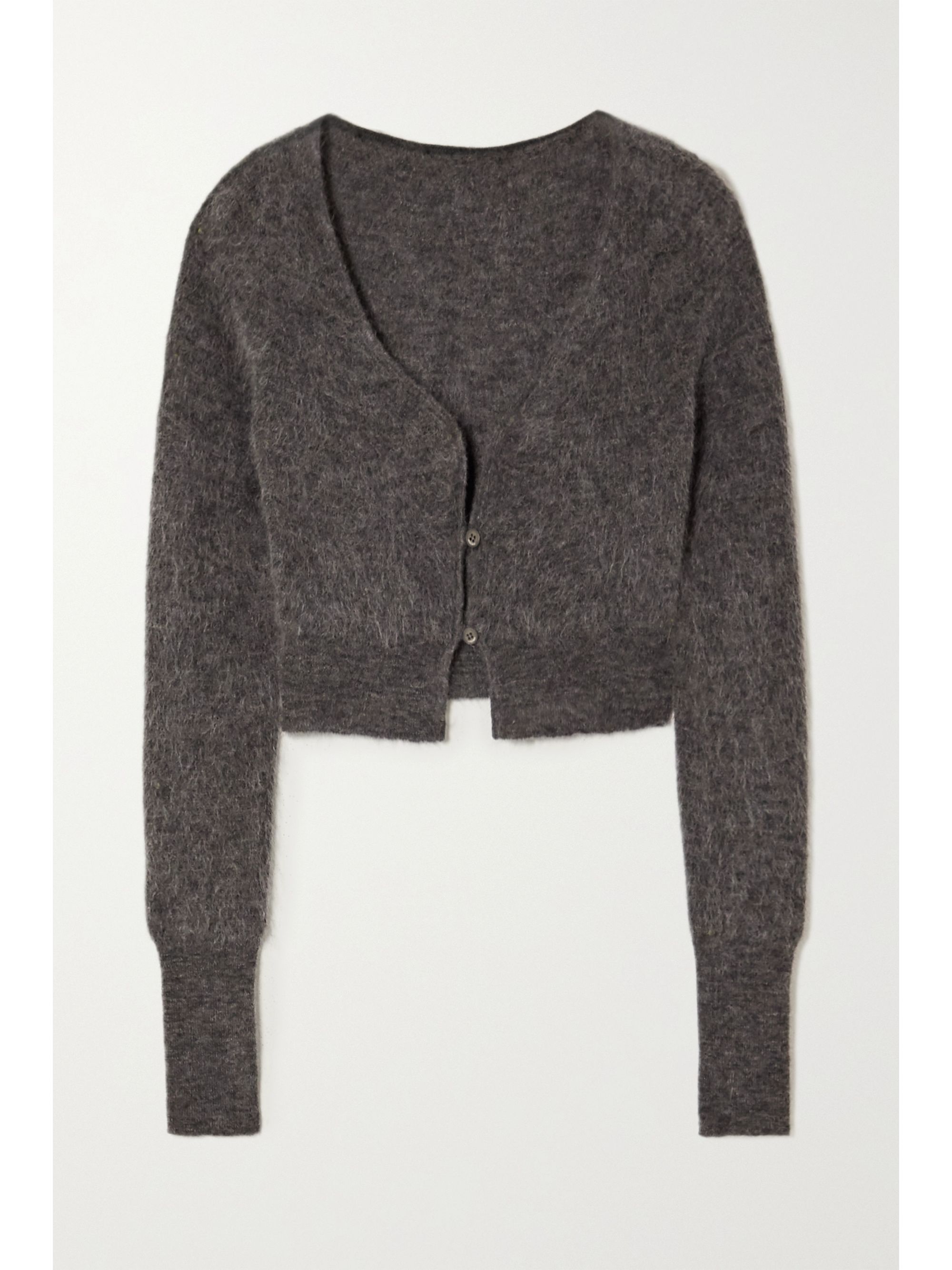 cropped mohair cardigan