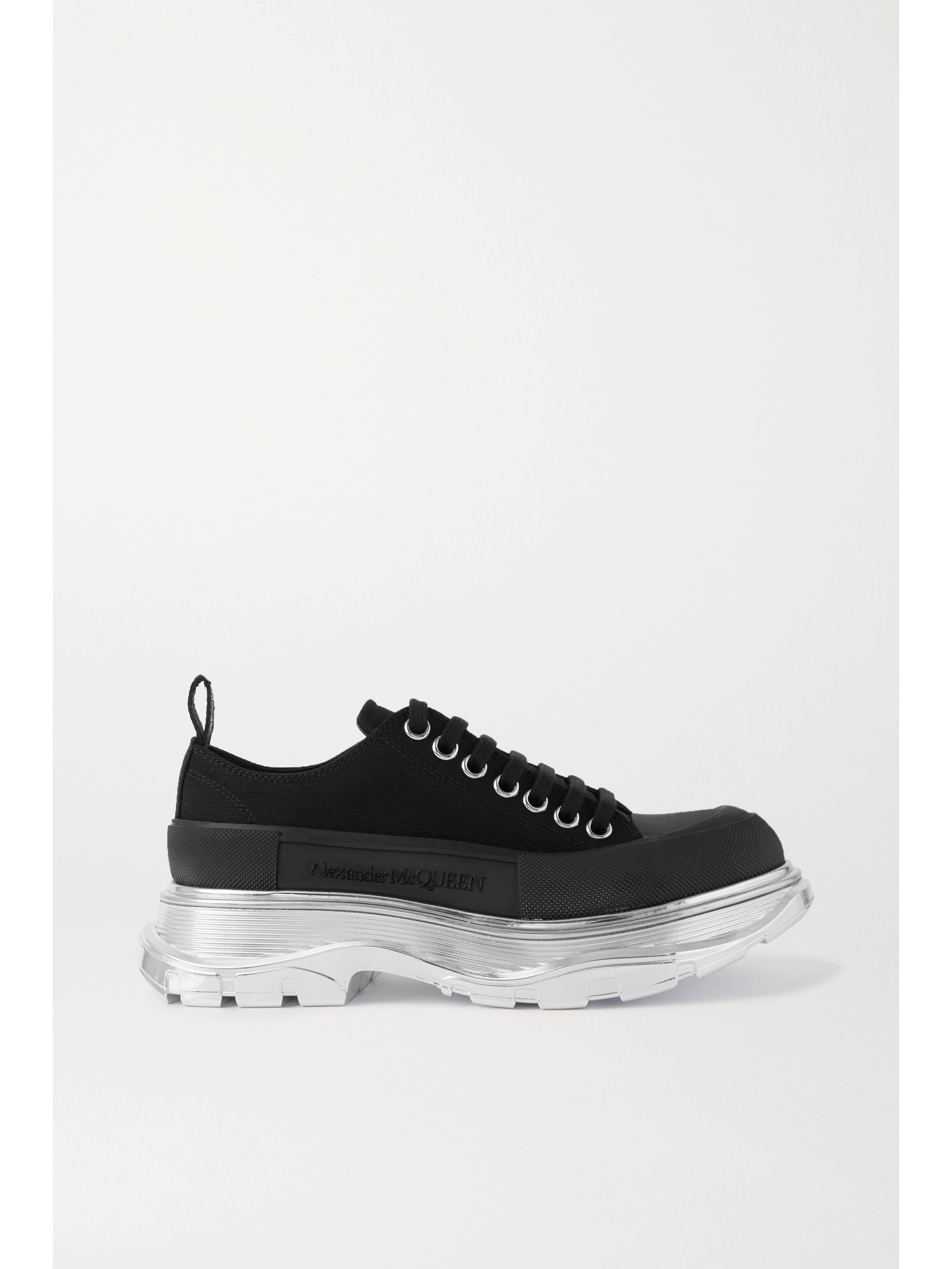 alexander mcqueen canvas sneakers