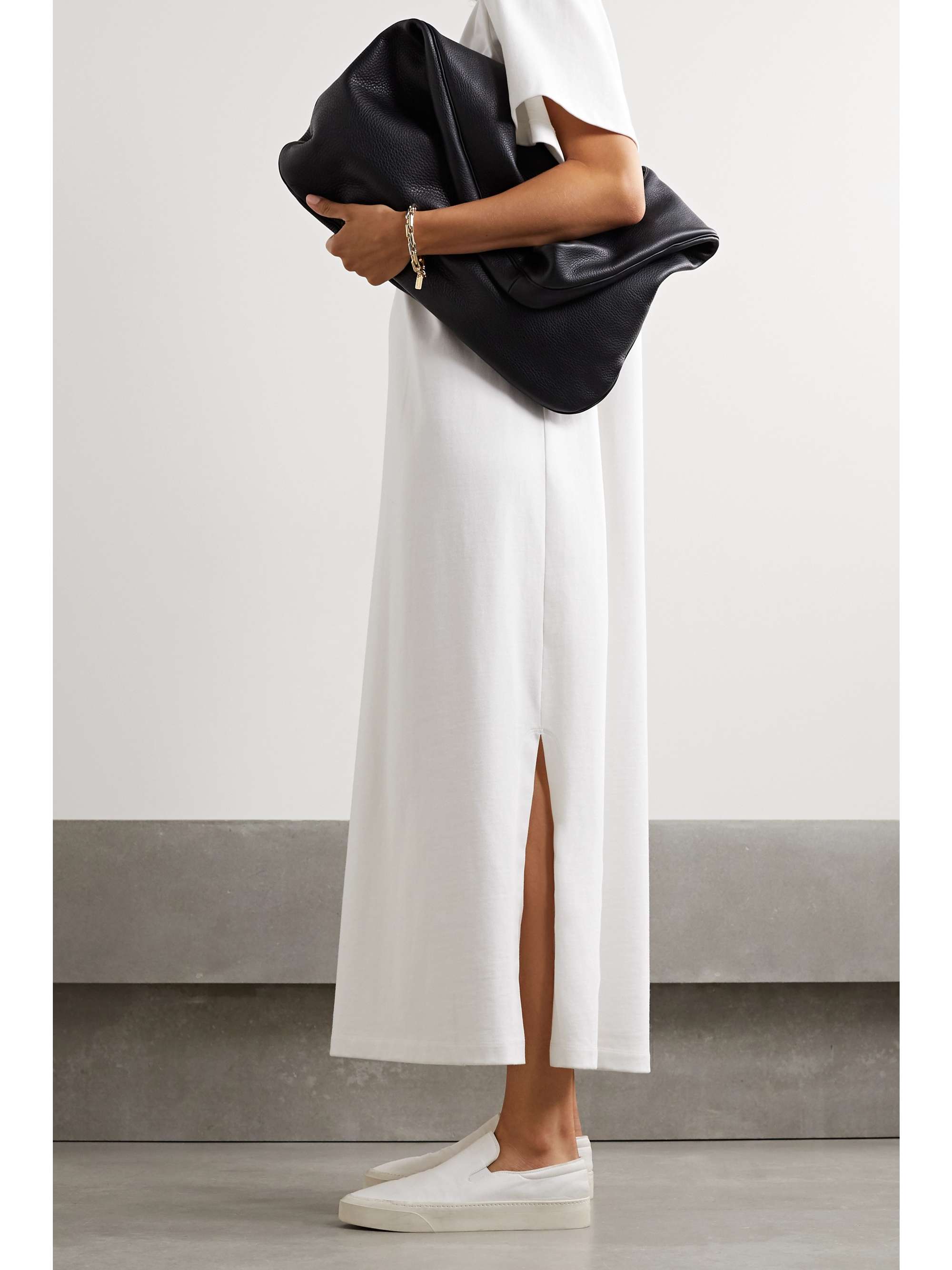 THE ROW Marie H canvas slip-on sneakers