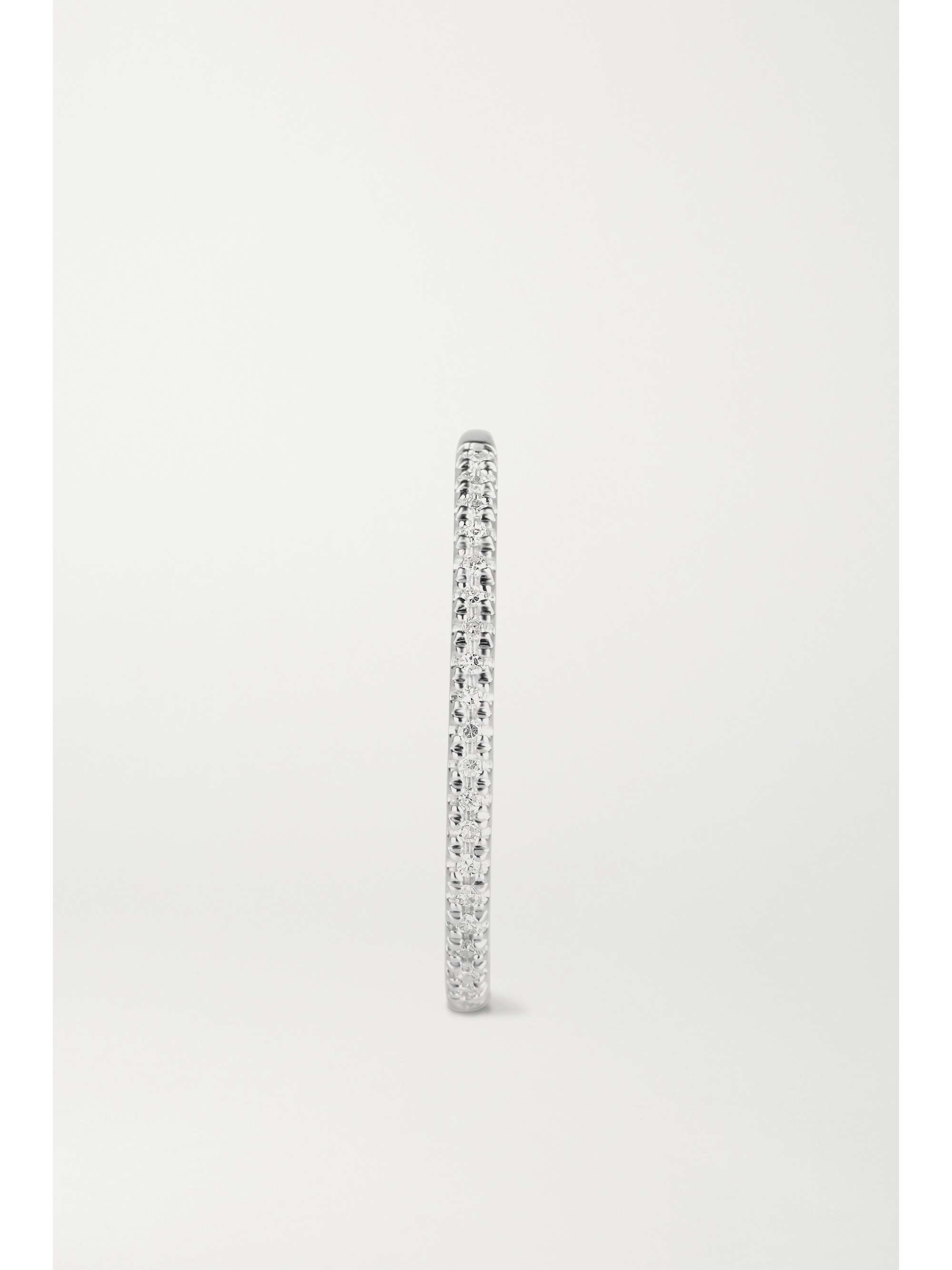 STONE AND STRAND Suspender 10-karat gold diamond earring