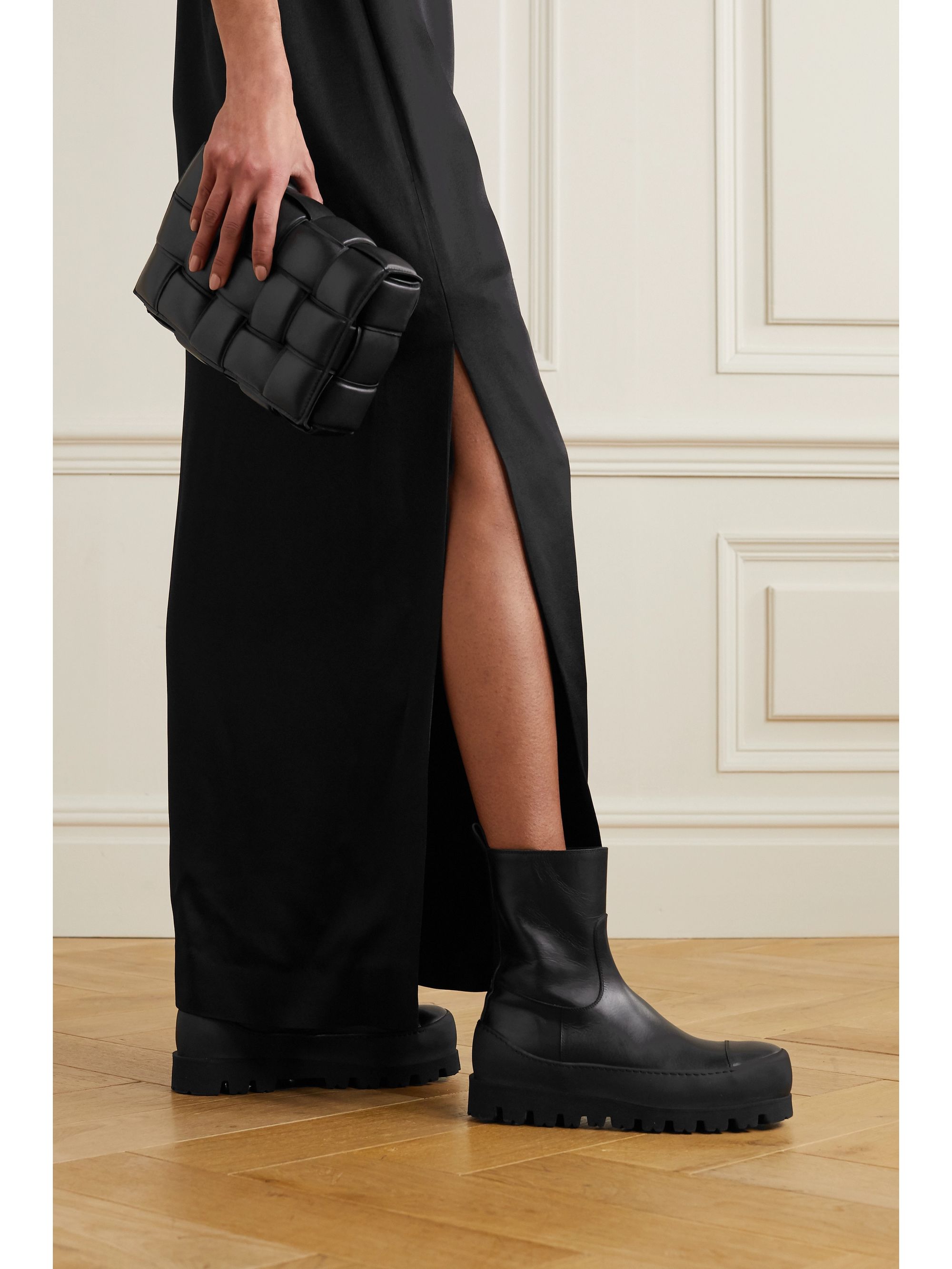 Ann demeulemeester black boots Clearance