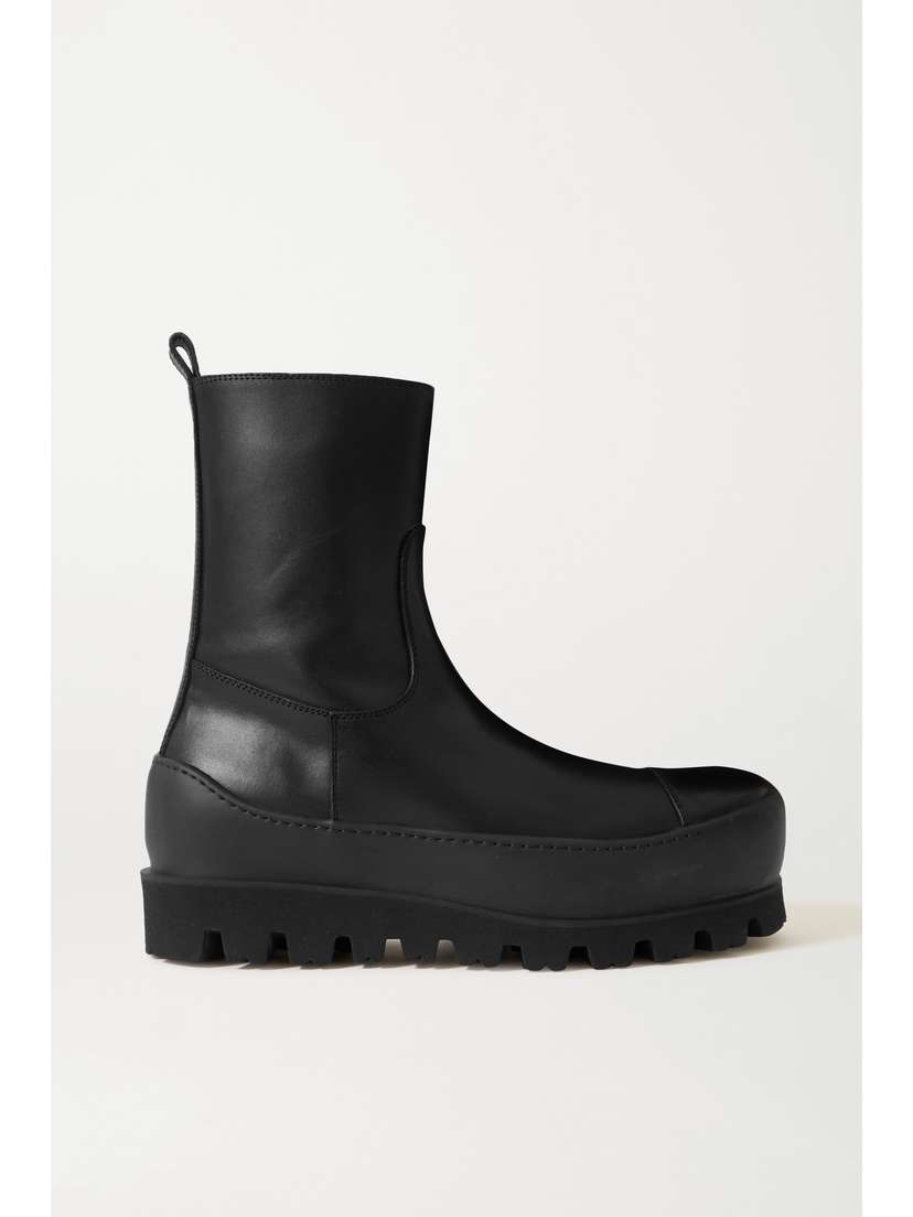 Ann Demeulemeester Leather Ankle Boots