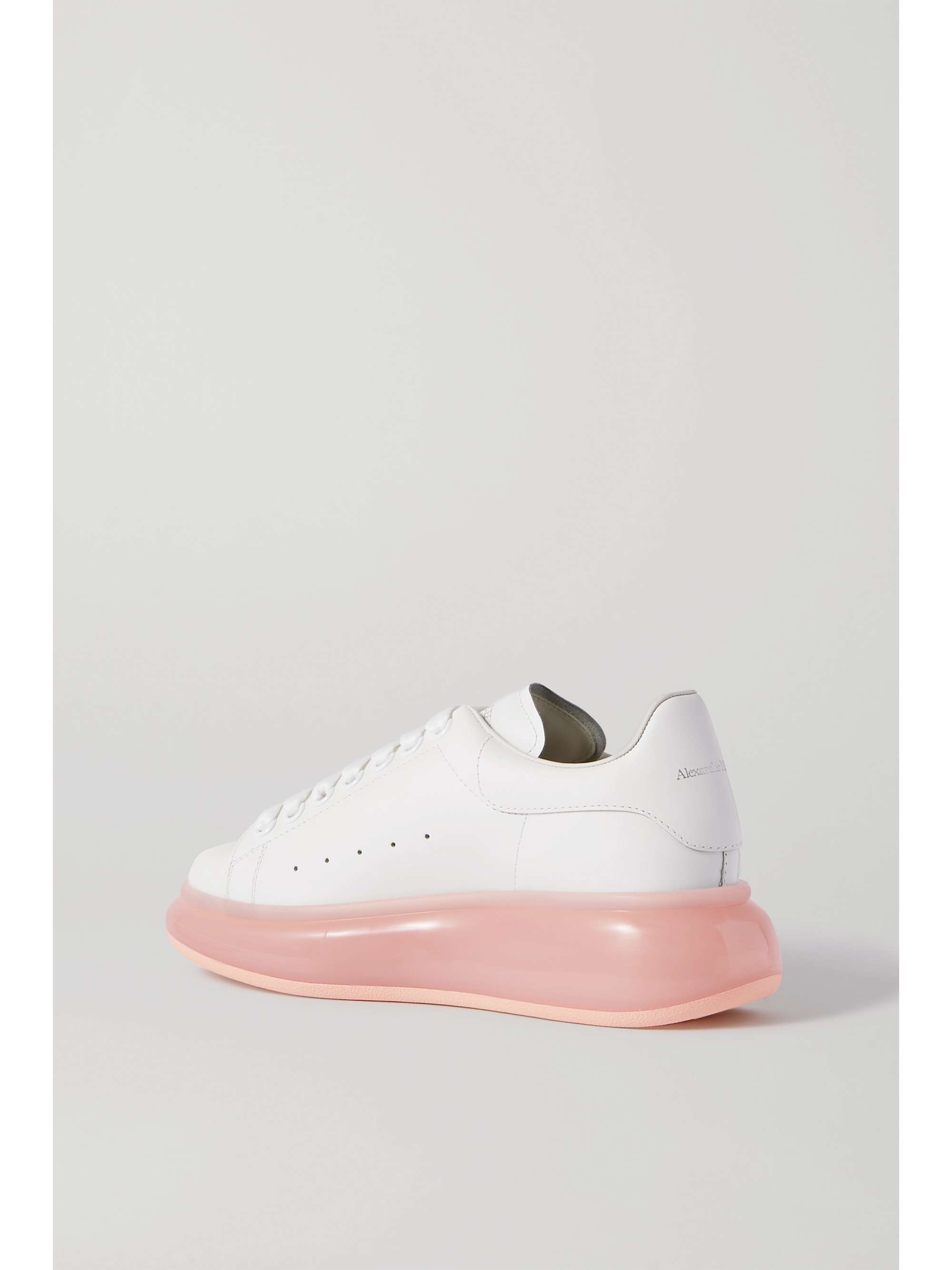 MCQUEEN Leather exaggerated-sole sneakers