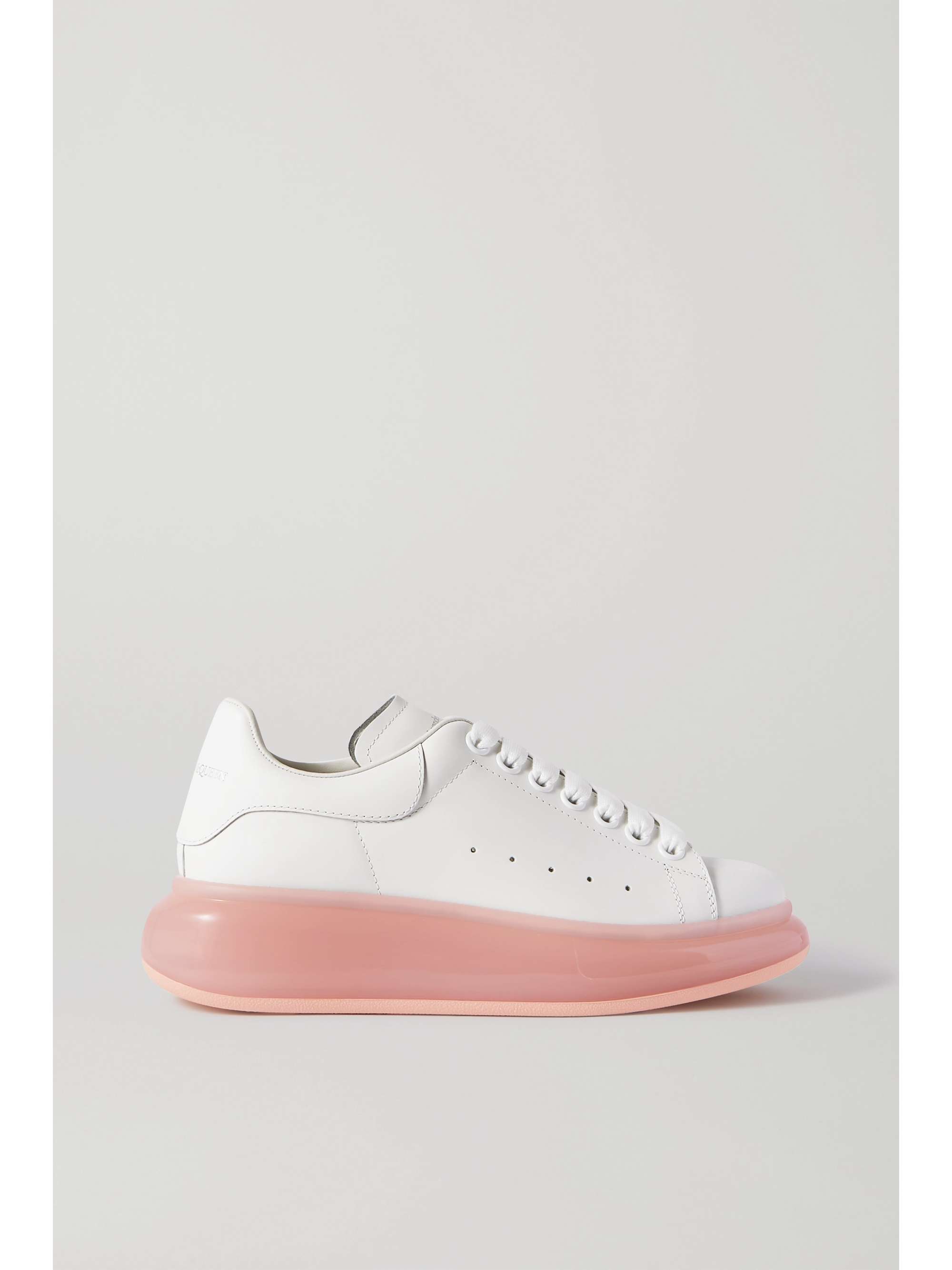 MCQUEEN Leather exaggerated-sole sneakers