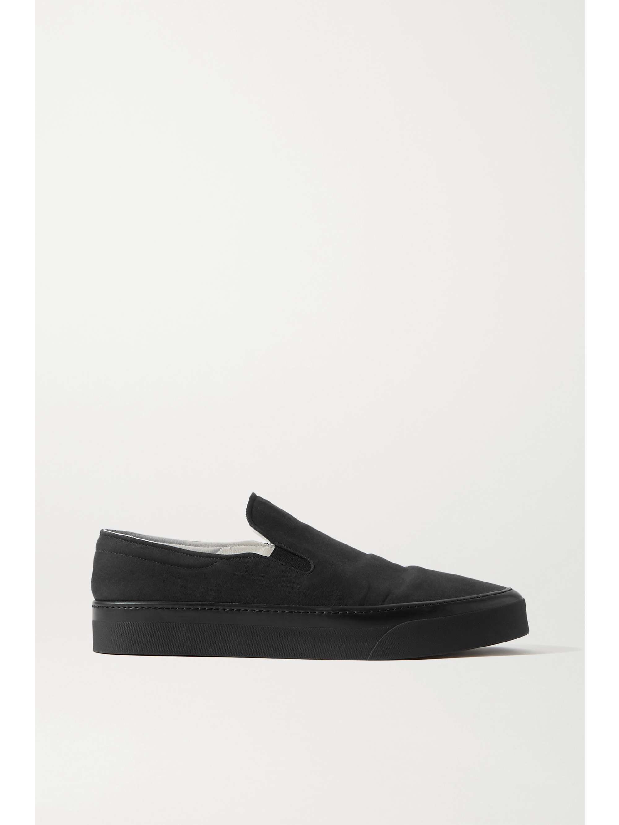 THE ROW Marie H canvas slip-on sneakers | NET-A-PORTER