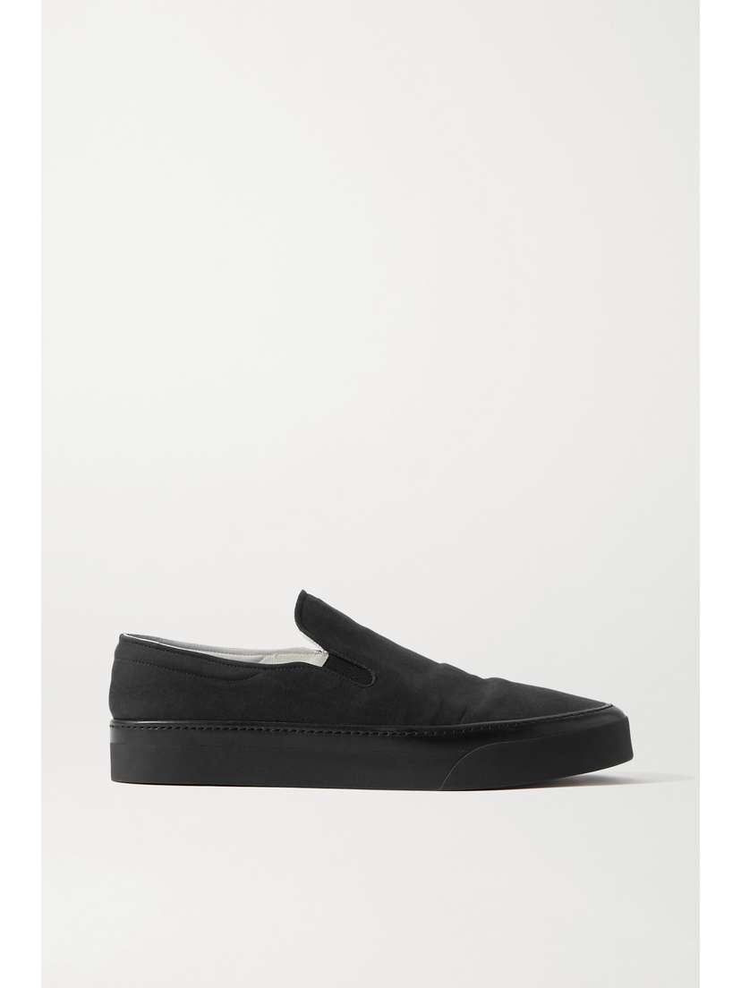 The Row Marie H Canvas Slip-on Sneakers