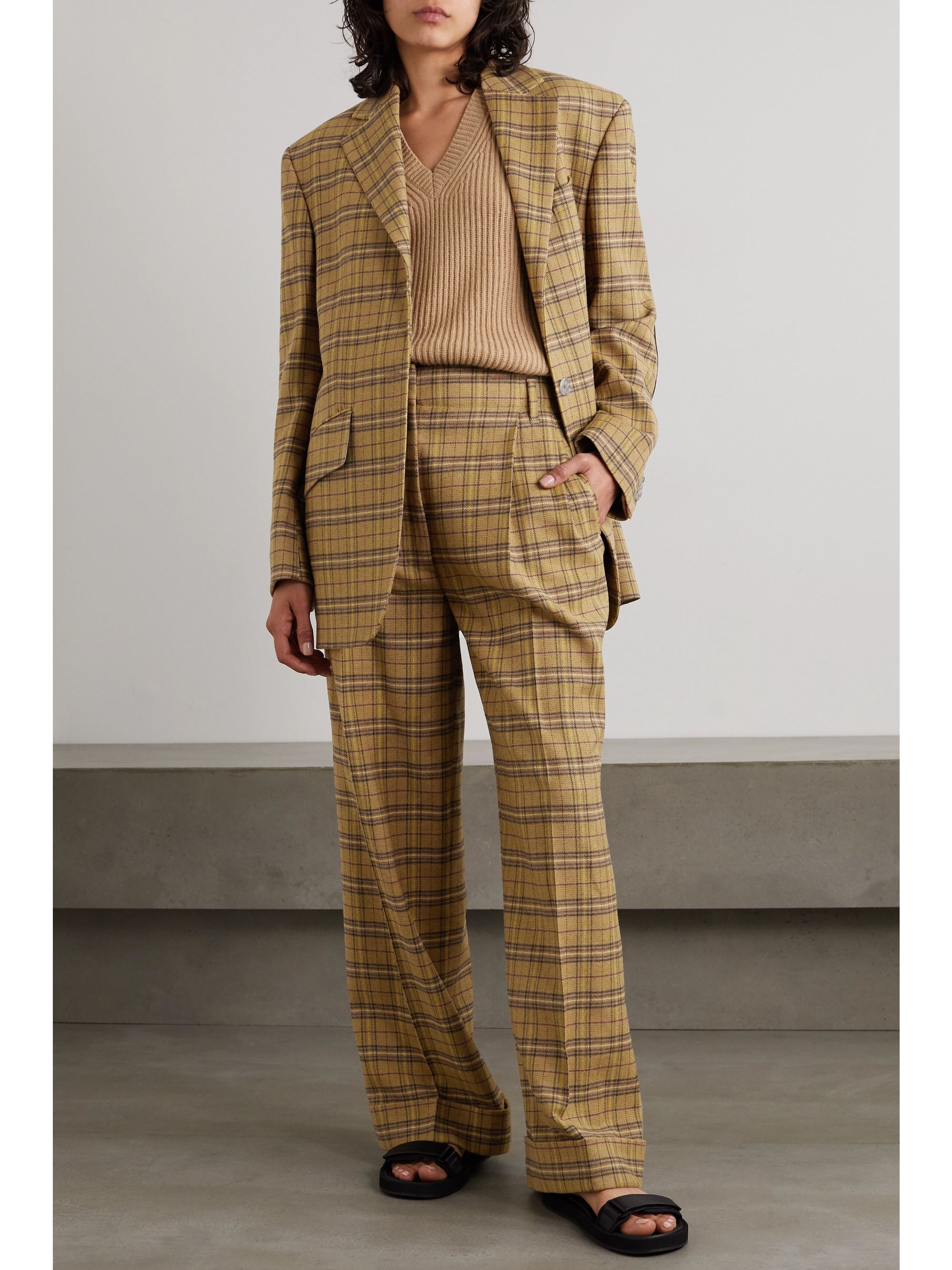 acne studios plaid pants