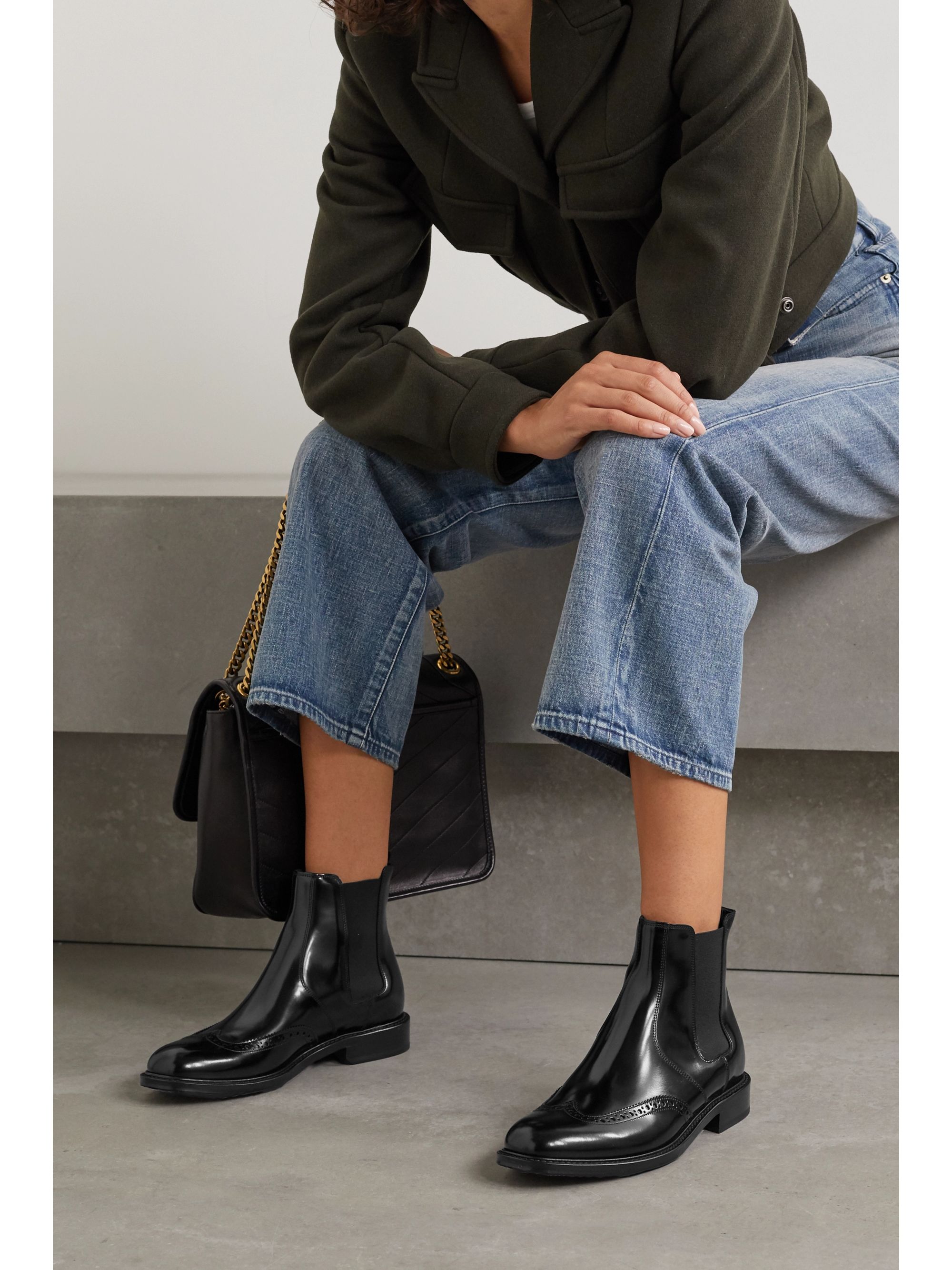 chelsea boot ysl