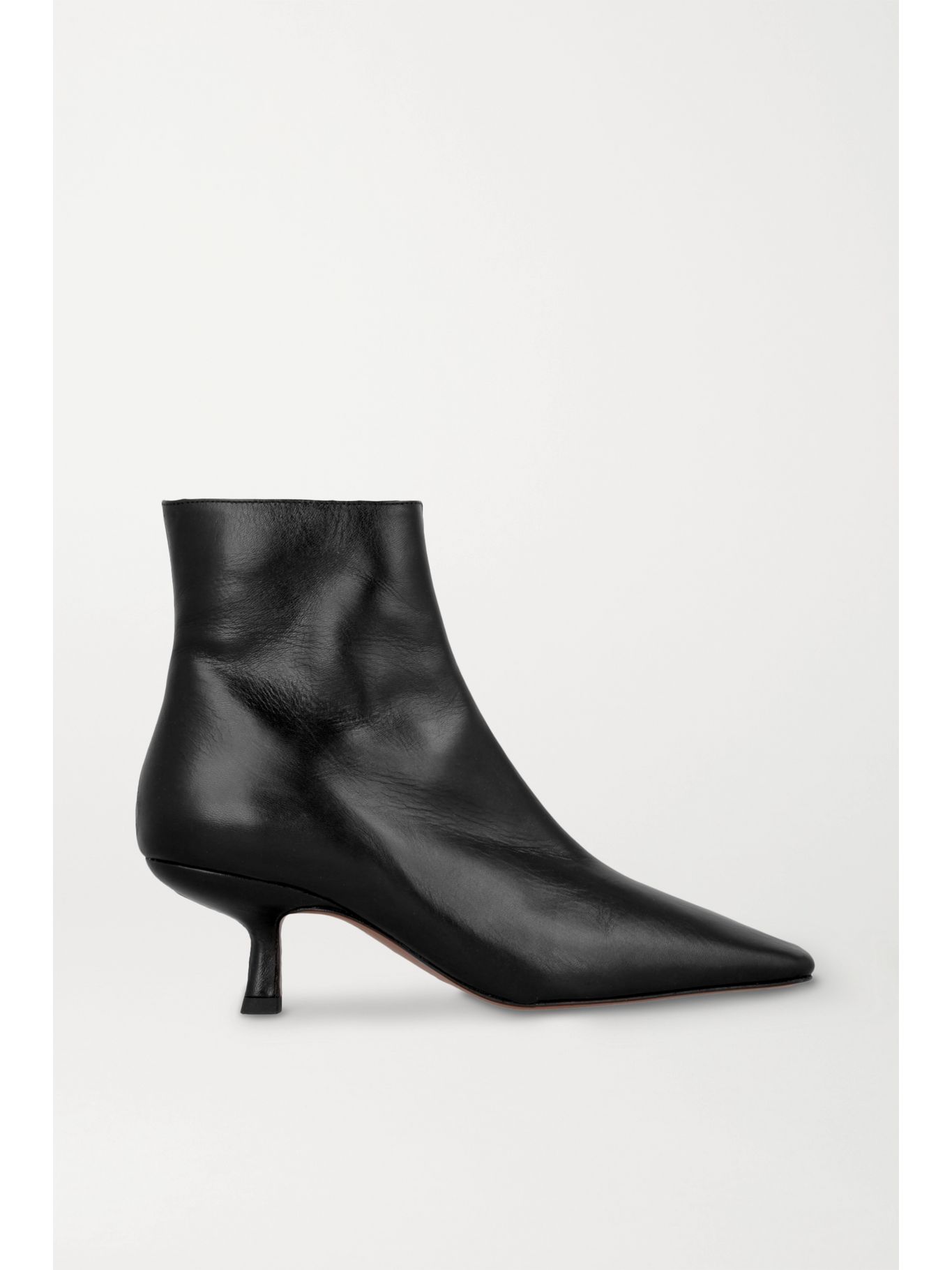 Black Lange leather ankle boots BY FAR NETAPORTER Black Lange leather ankle boots BY FAR NETAPORTER
