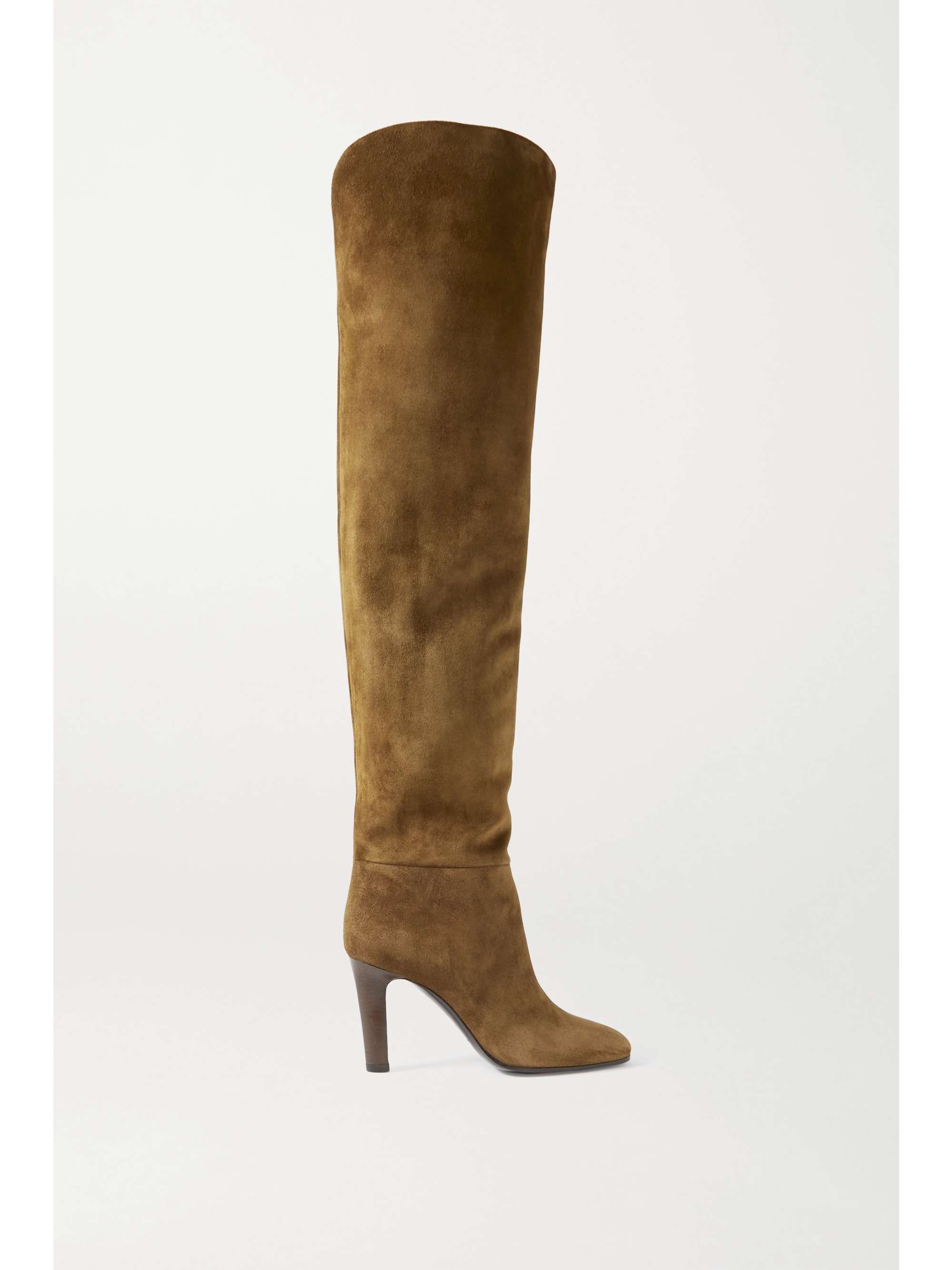 ysl suede boots
