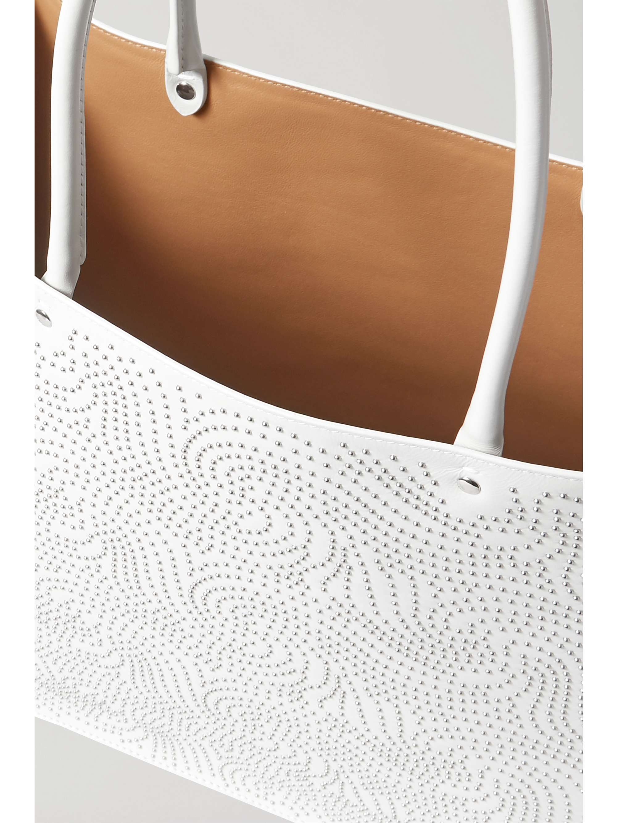 ALAÏA Garance medium studded leather tote