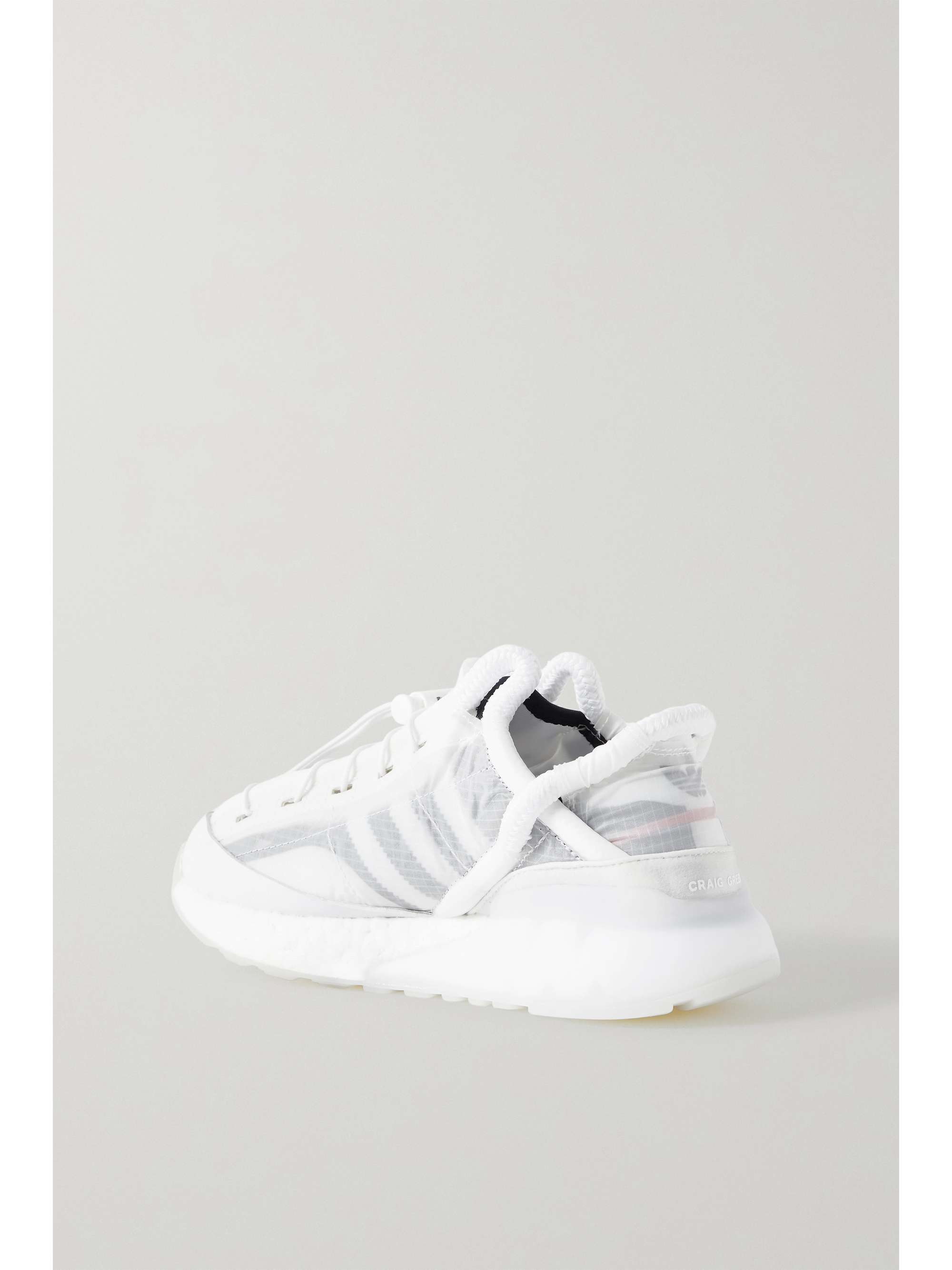 White + Craig Green ZX 2K Phormar rubber and felt-trimmed ripstop sneakers  | ADIDAS ORIGINALS | NET-A-PORTER