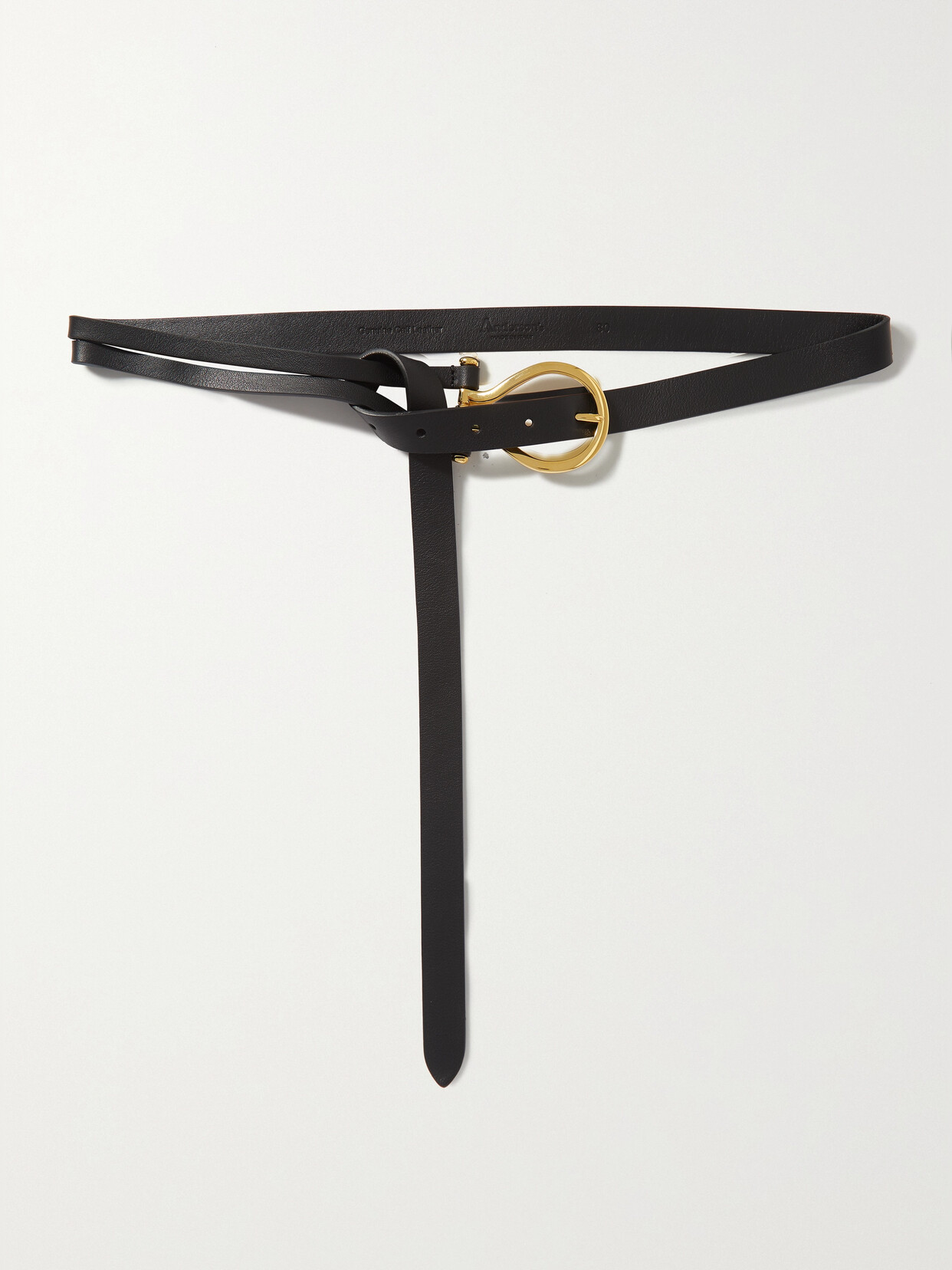 Anderson's Leather Belt In Black