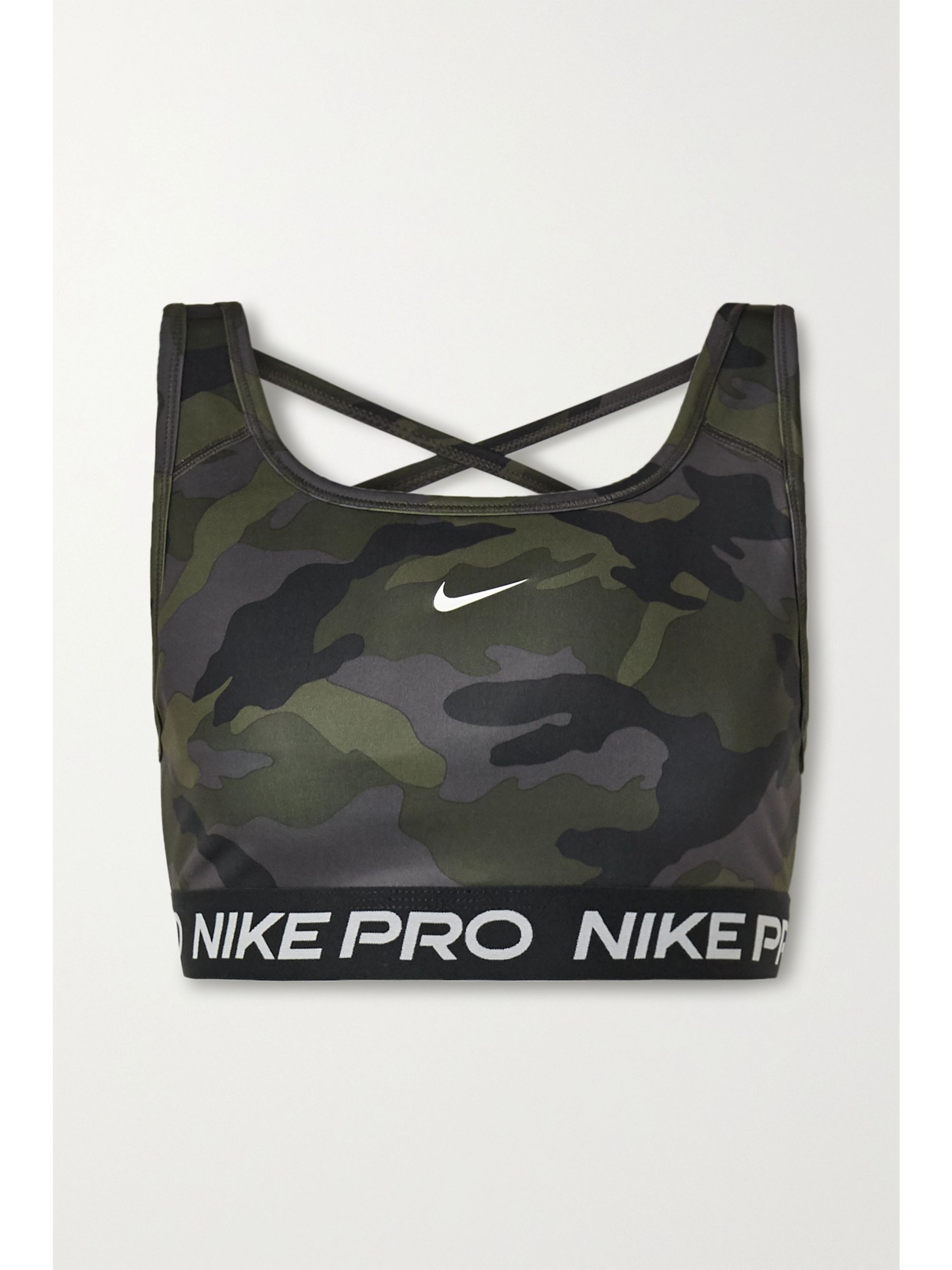 nike camo sports bra