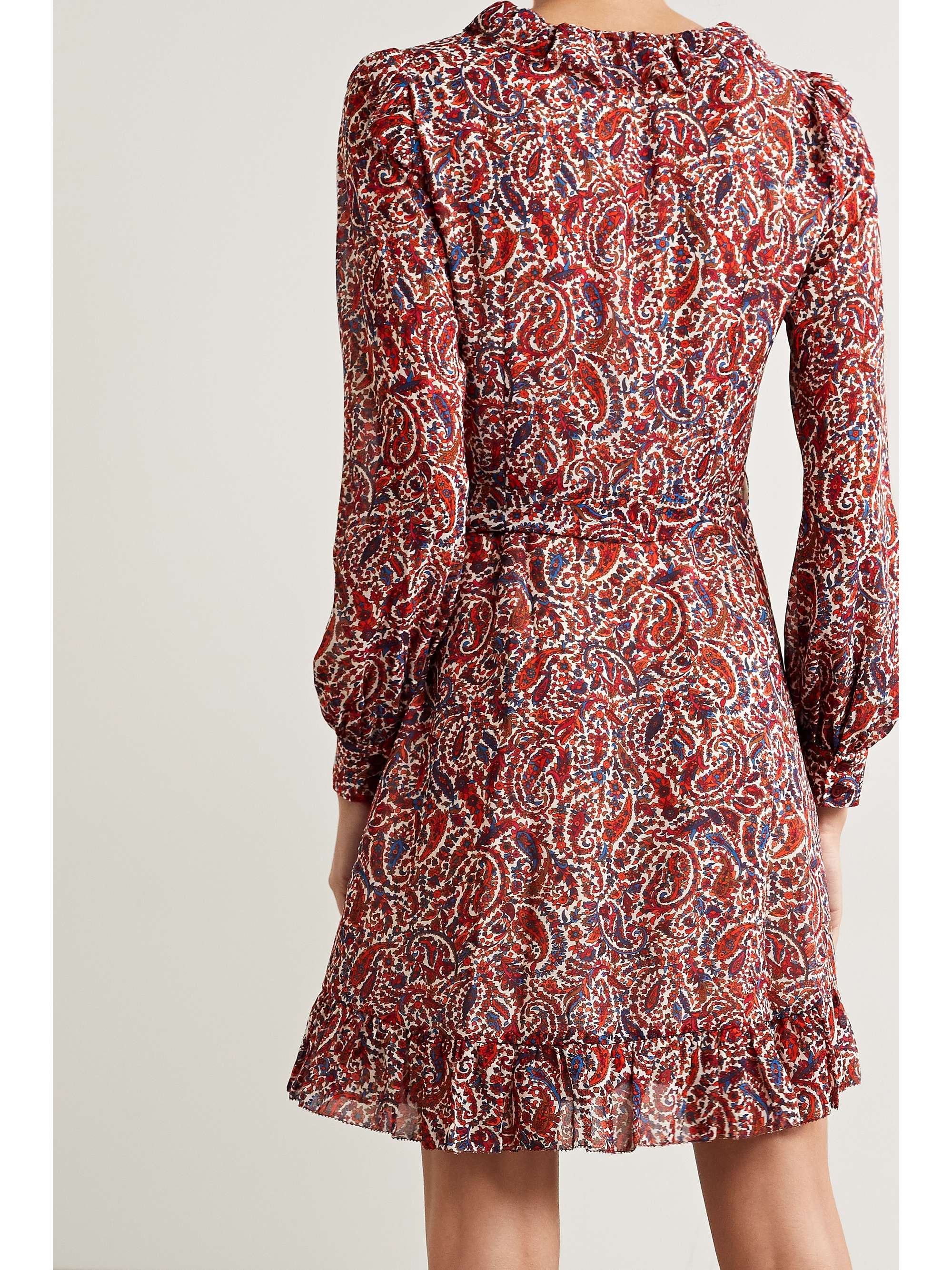 michael kors paisley print dress