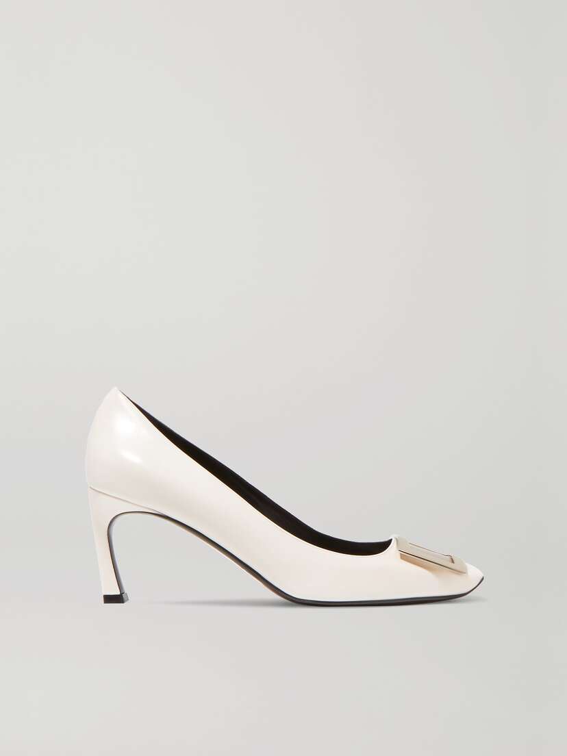 Roger Vivier Belle Vivier Trompette Leather Pumps