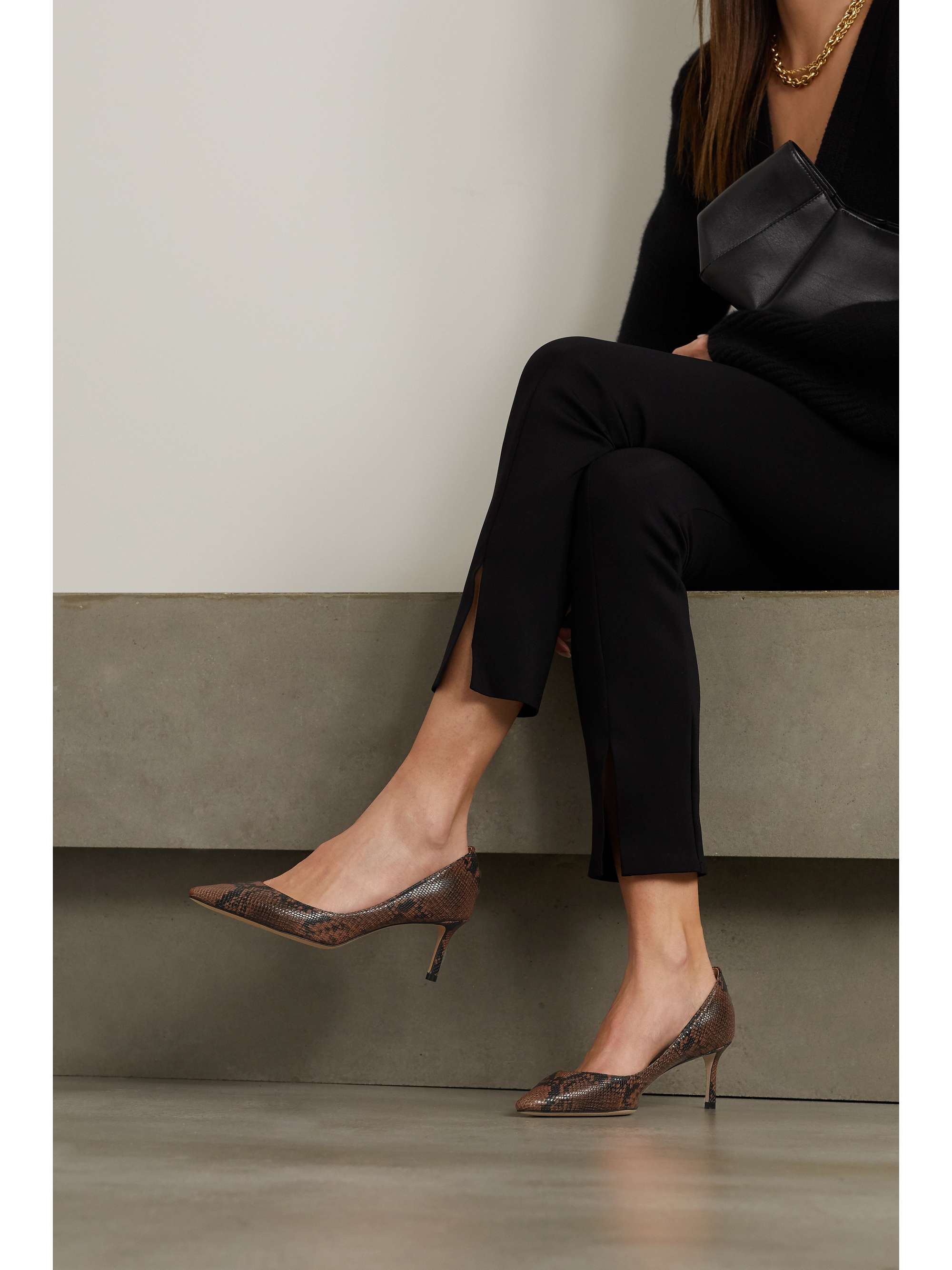 jimmy choo romy 60mm leather pumps