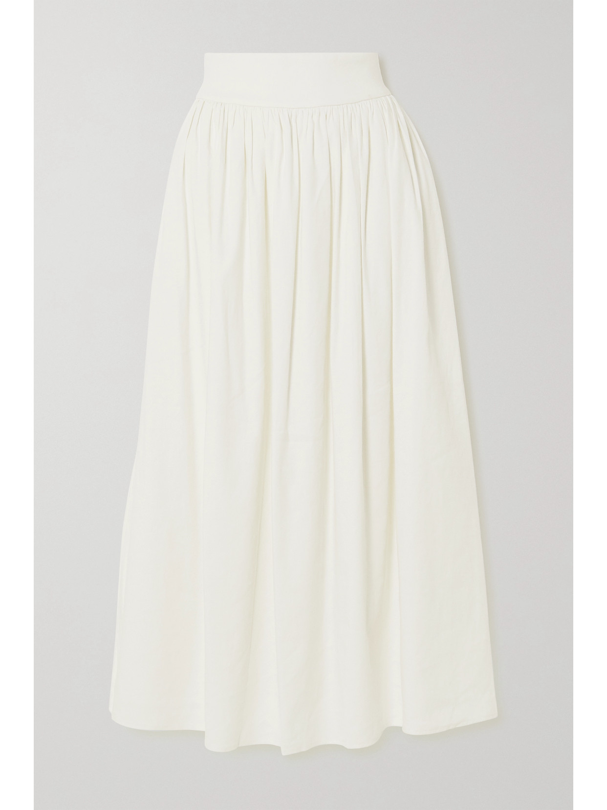 maxi skirt ivory