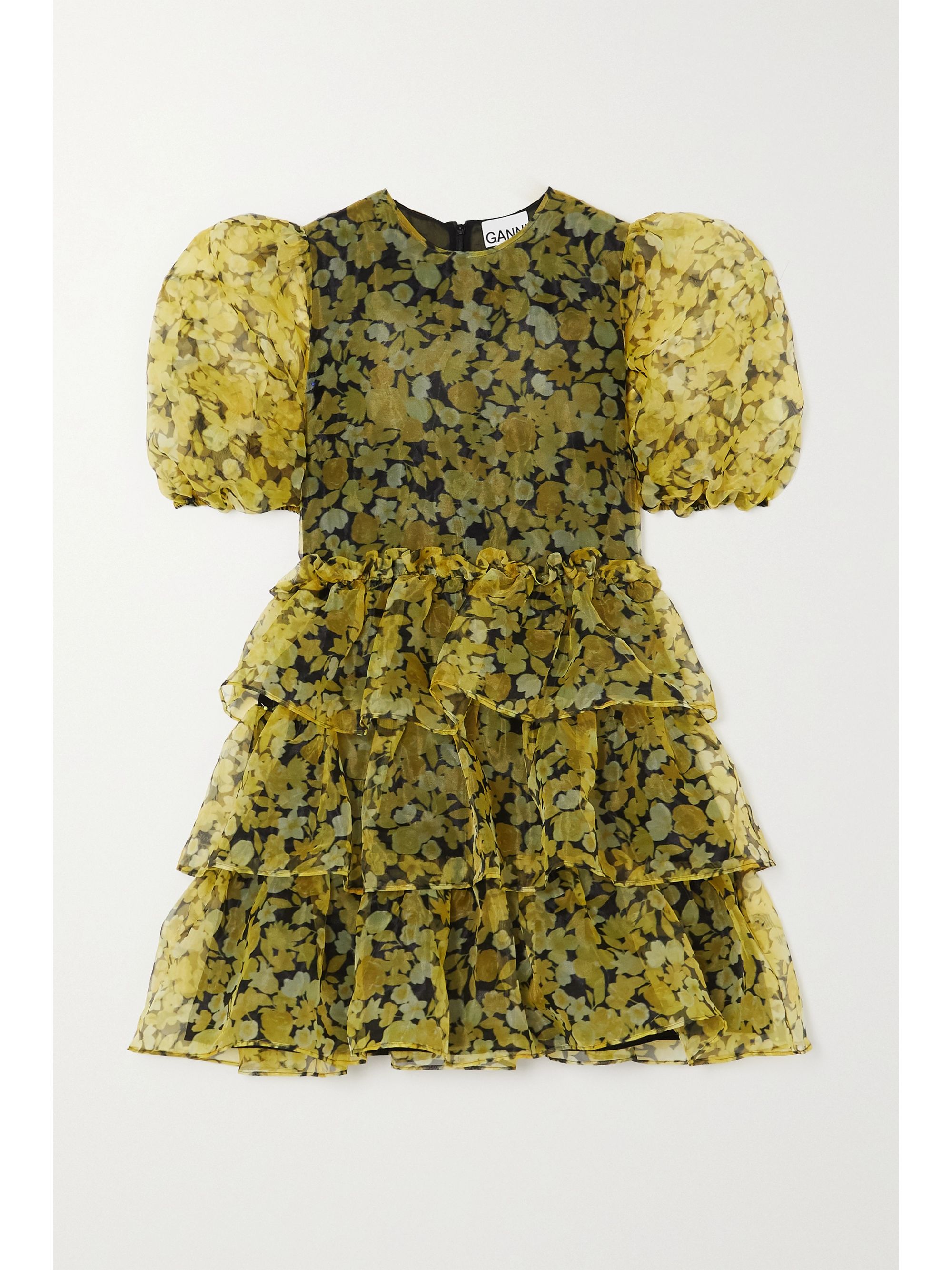 Organza mini dress ganni Outlet