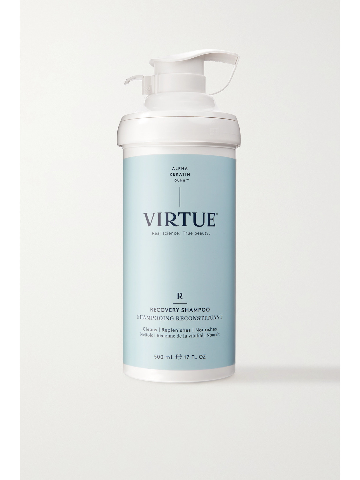 Virtue Hydrating Recovery Shampoo For Dry, Damaged & Colored Hair 17 oz/ 500 ml In Colorless
