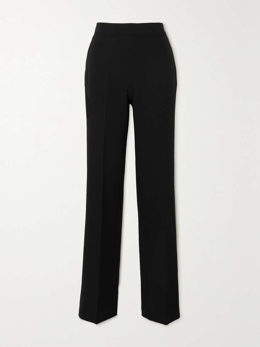Safiyaa Goldie Stretch-crepe Straight-leg Pants
