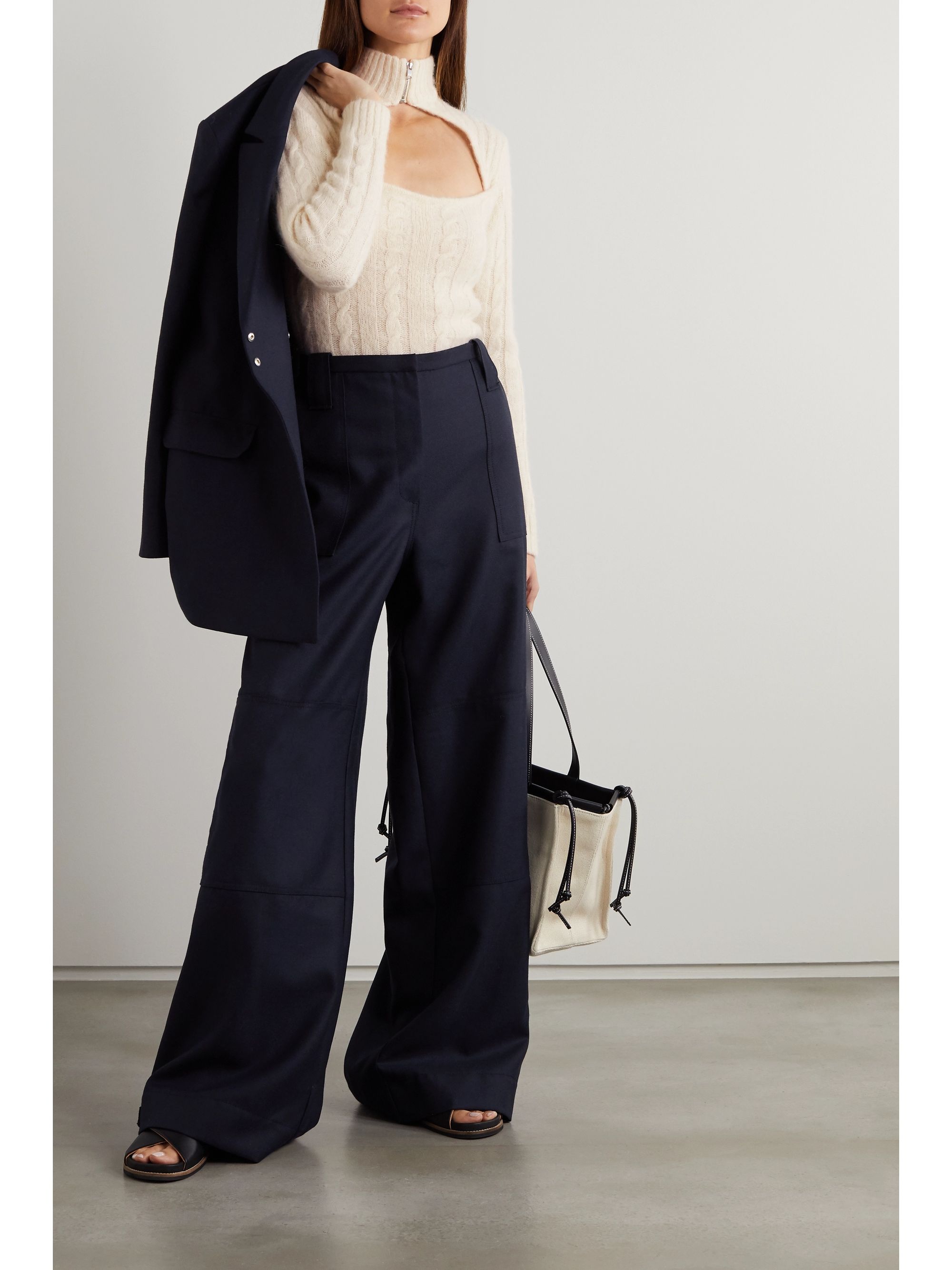 Ganni alpaca sweater Clearance