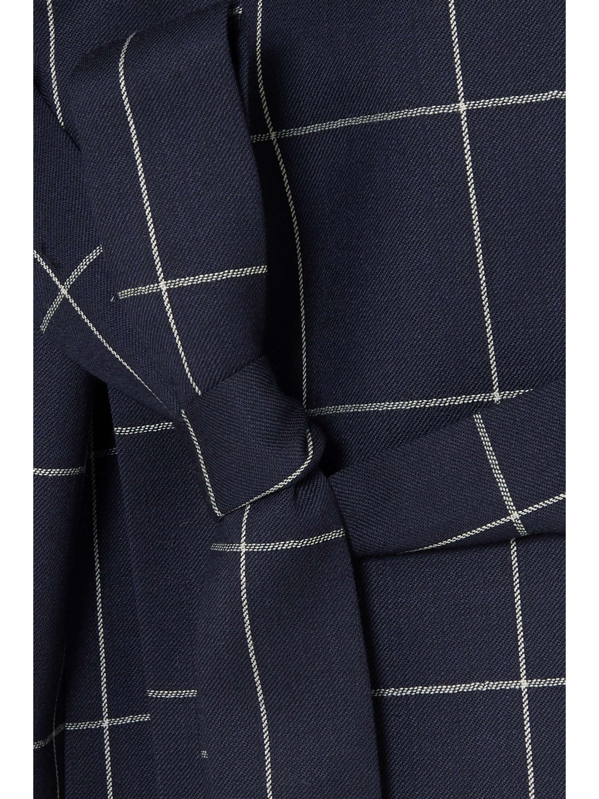 MOTHER OF PEARL Checked organic wool blazer