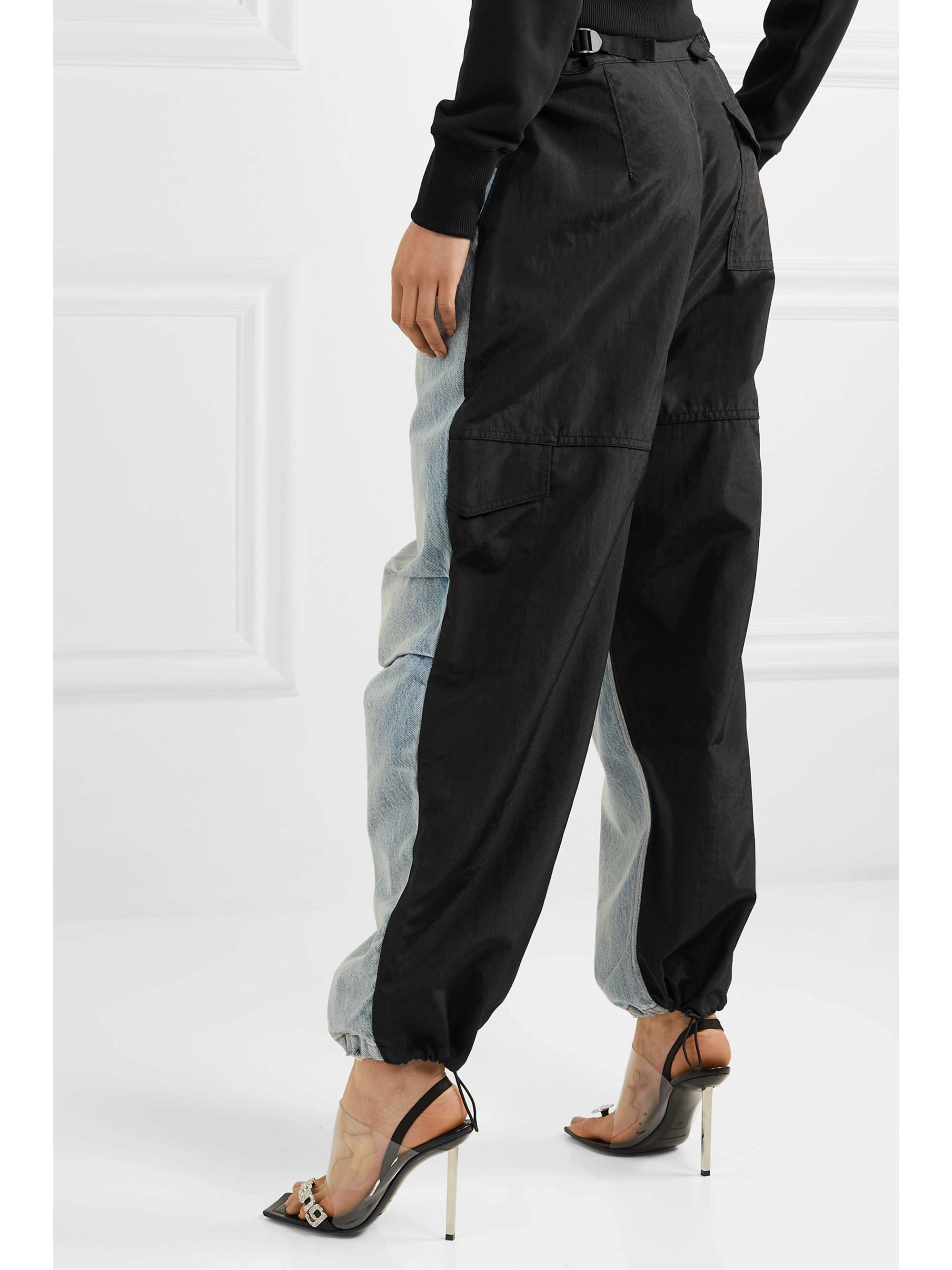 alexander wang pack mix denim hybrid pant