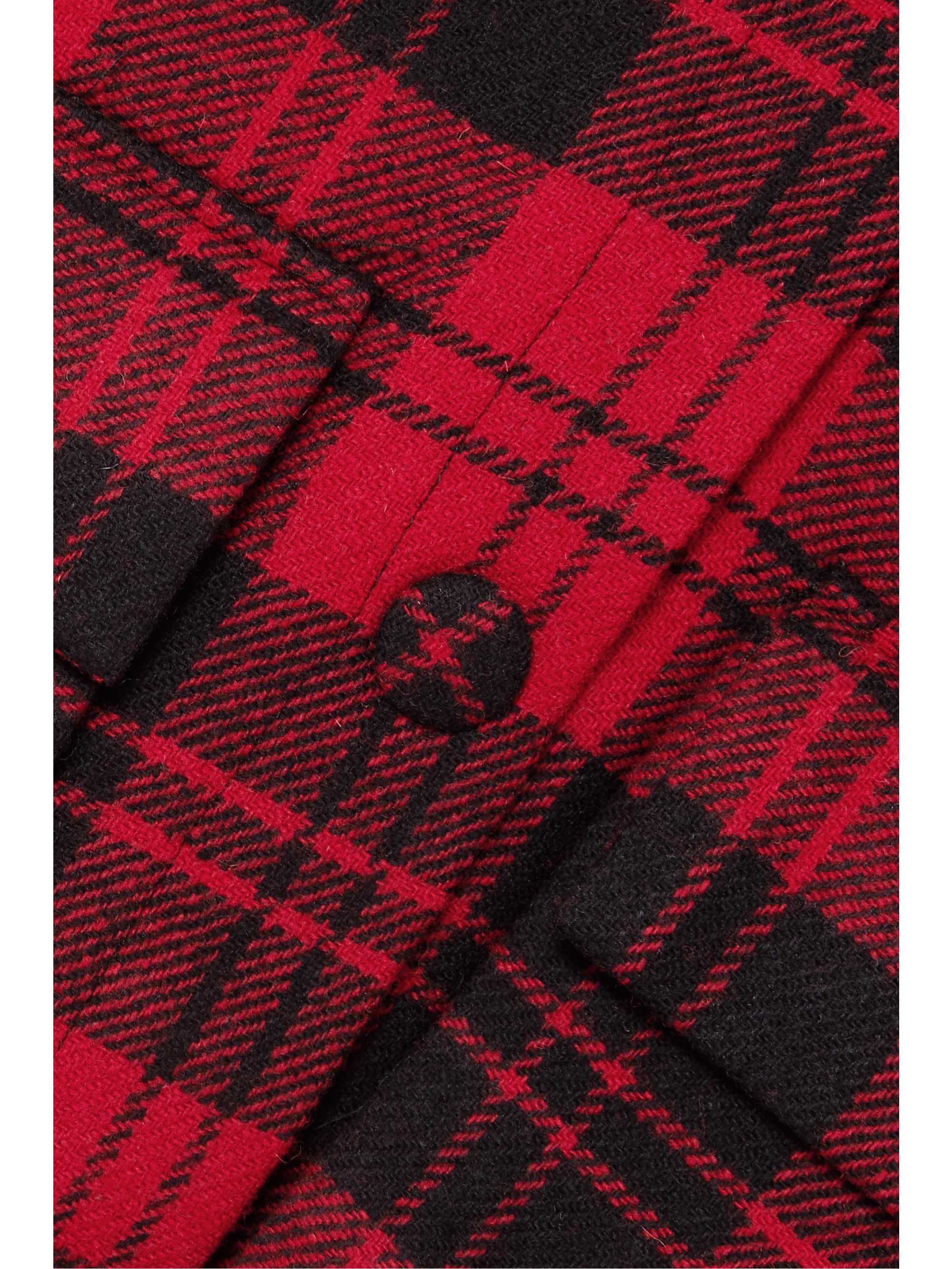 MOTHER OF PEARL Brooke oversized checked wool jacket