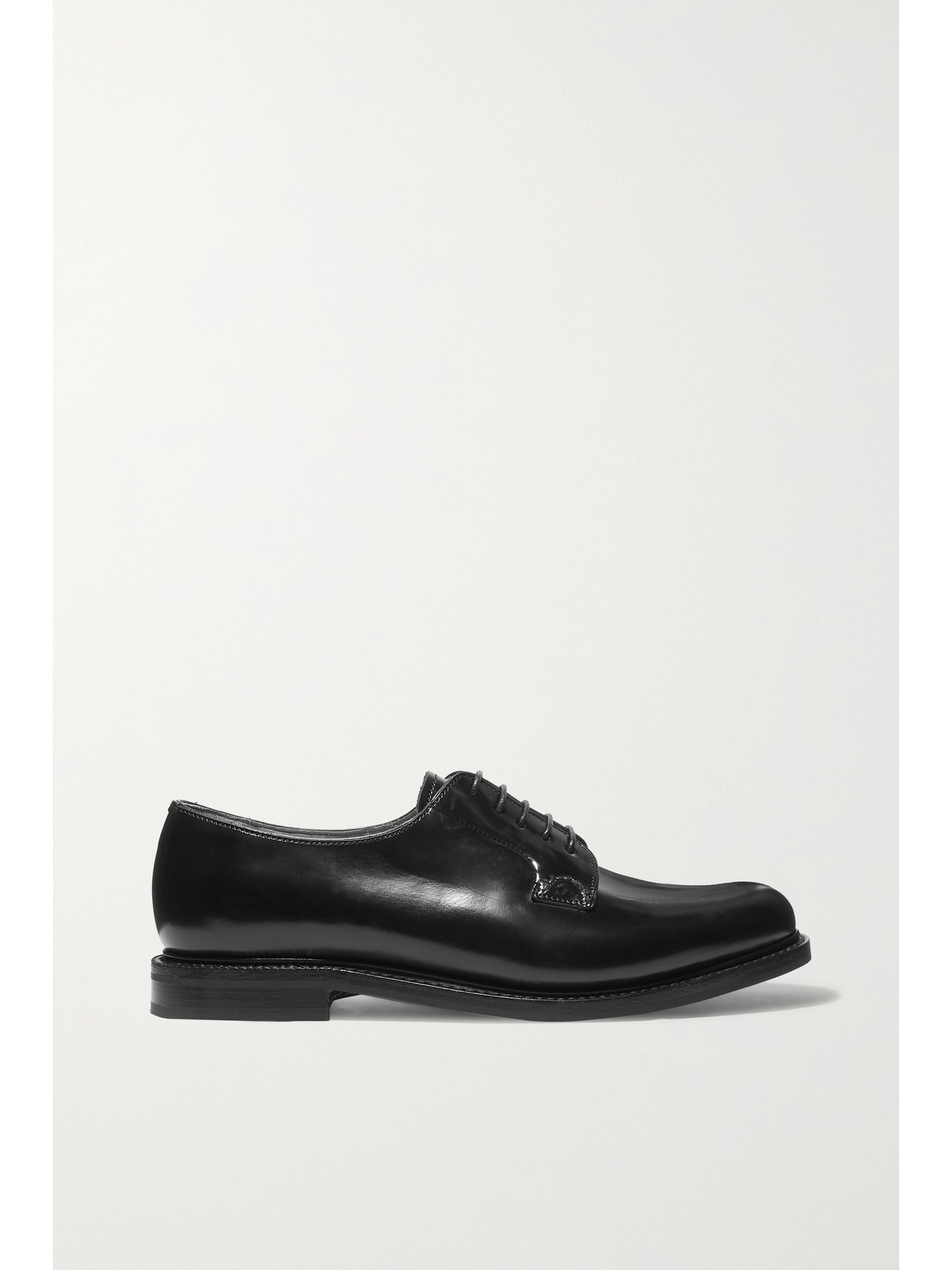 Church's Woman Lace-up Shoes Midnight Blue Size 4.5 Leather In Black