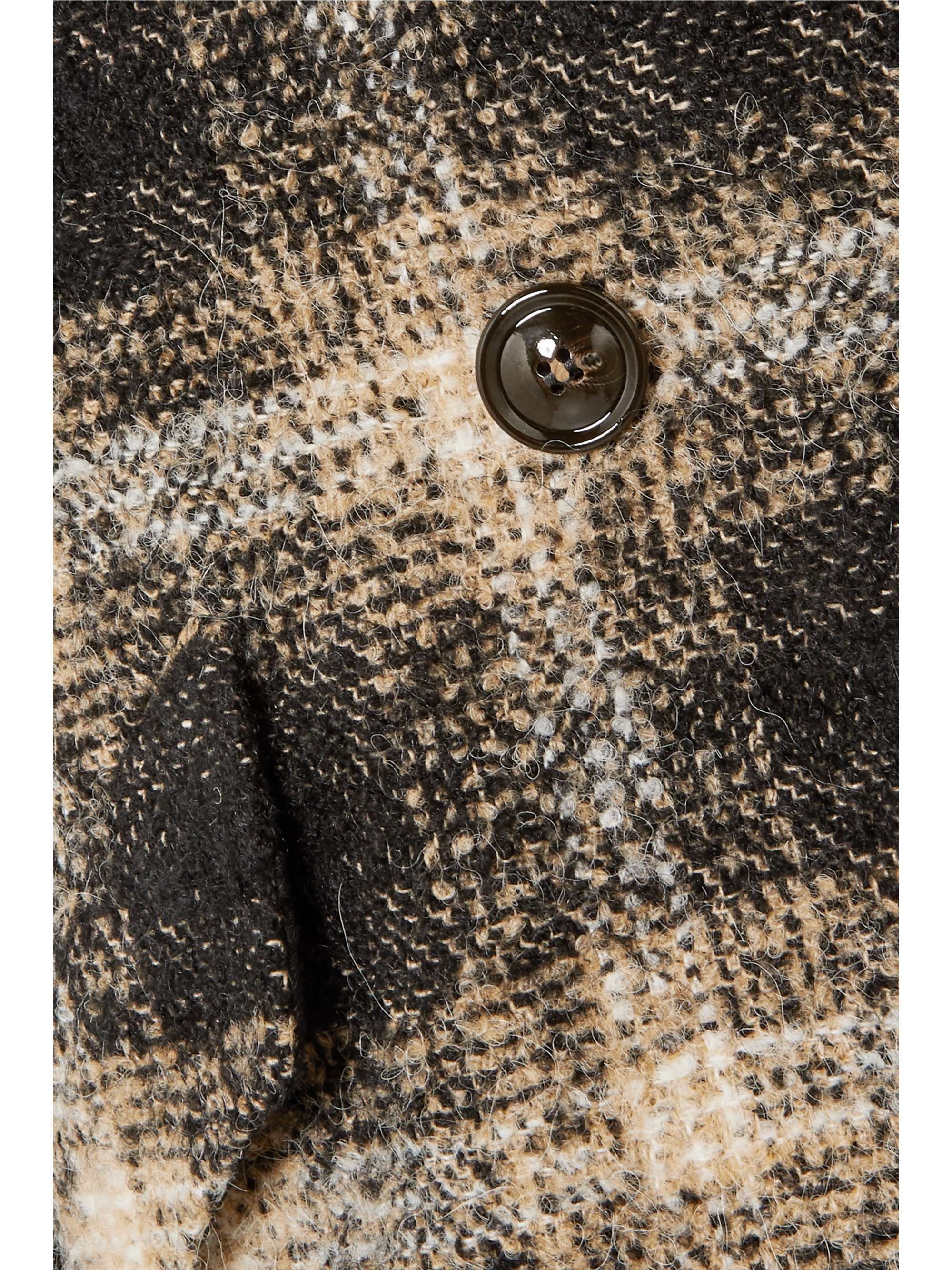 IRO Karsh double-breasted checked bouclé coat