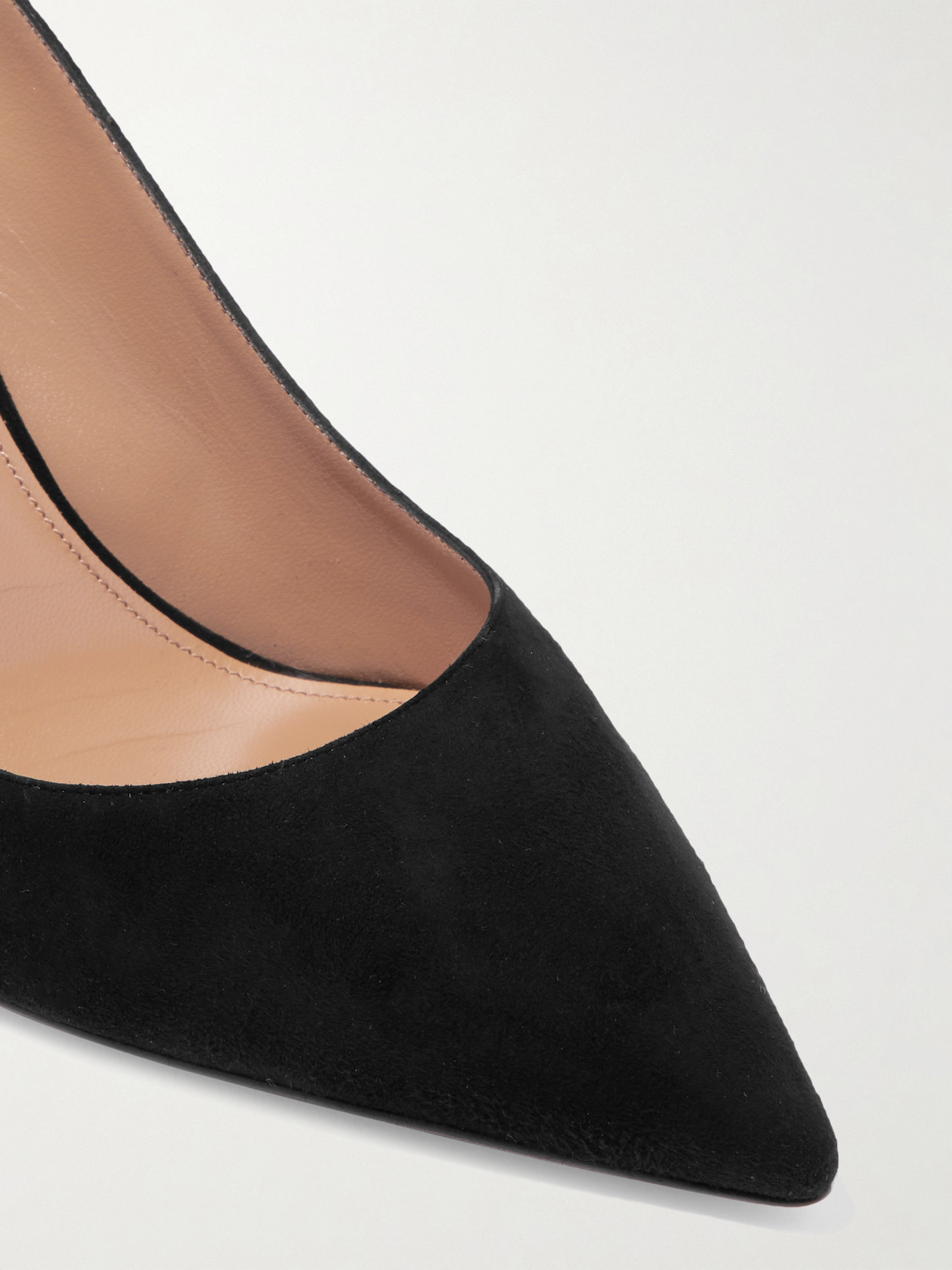 Aquazzura Bow Tie 105mm Leather Pumps In Black