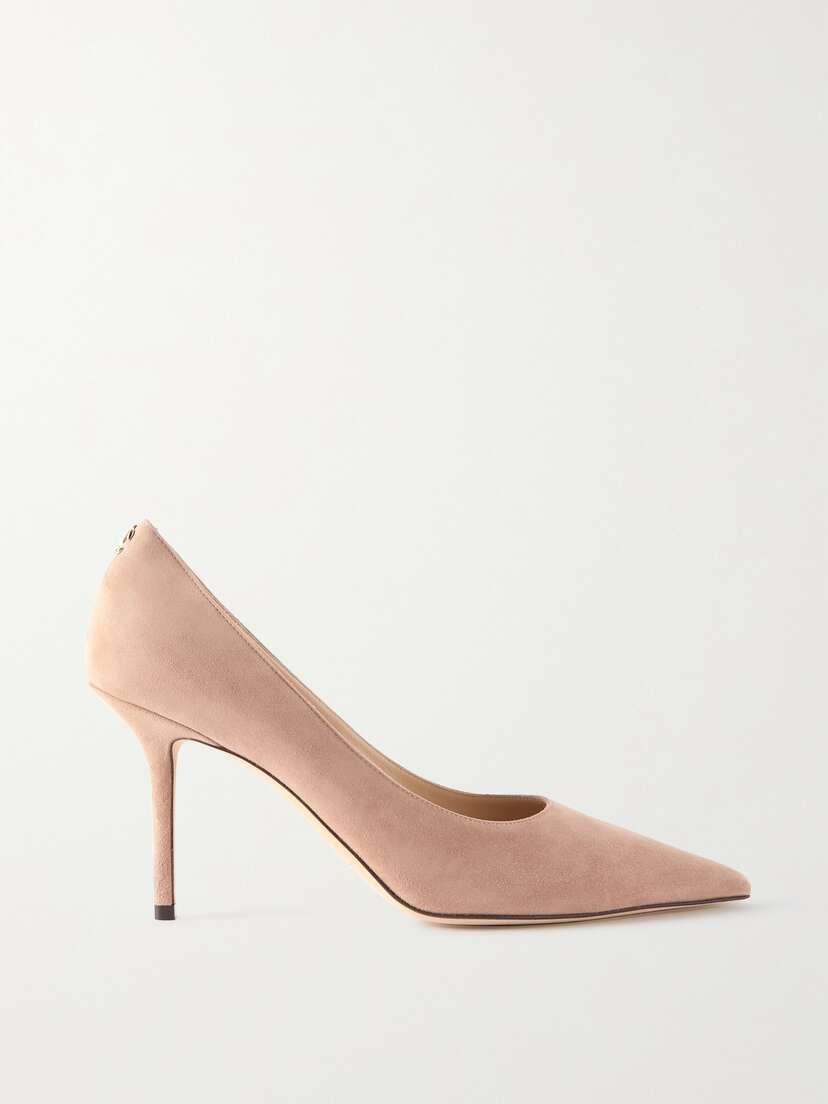 Jimmy Choo Love 85 Suede Pumps