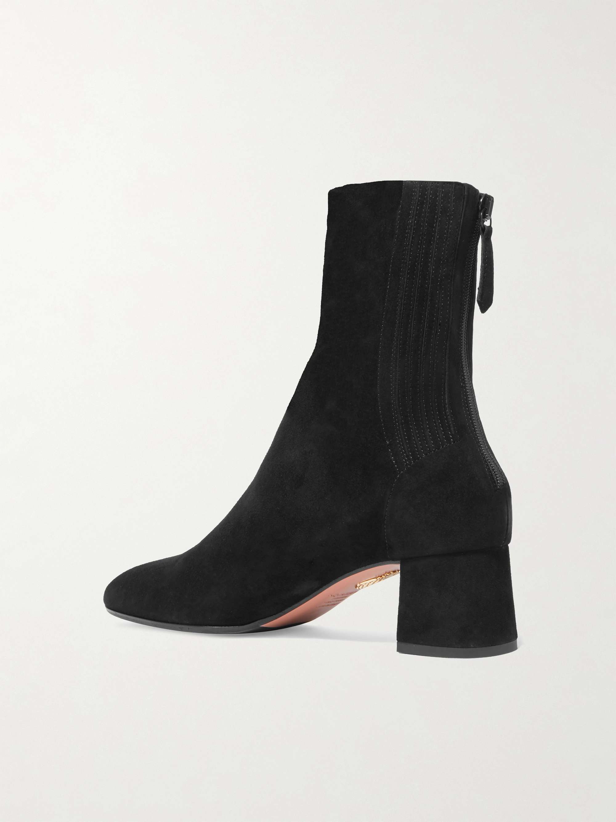 AQUAZZURA Saint Honoré 50 suede sock boots