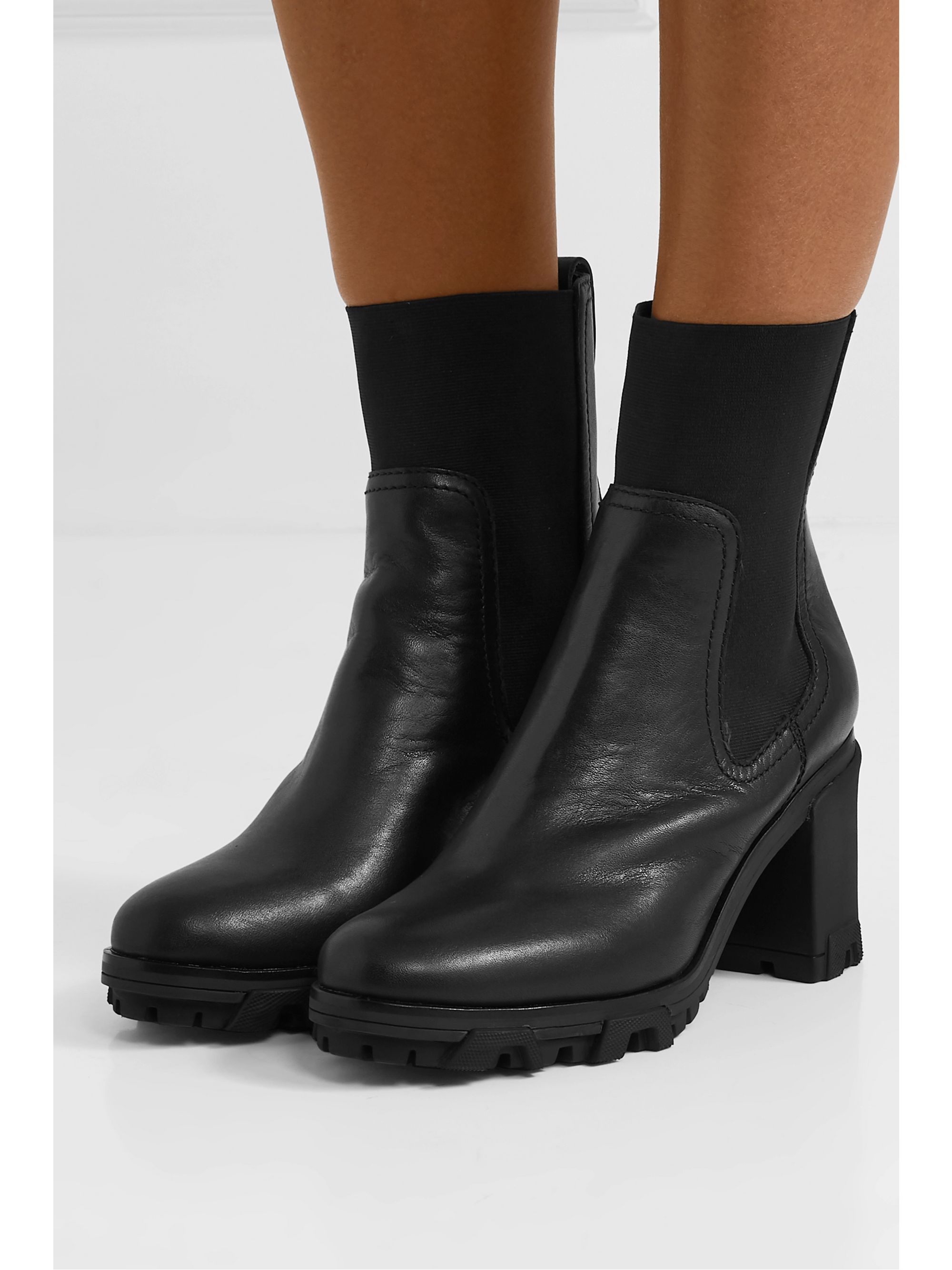 Black Manolo Blahnik Printed Satin Ankle Boots Vetements Net A Porter