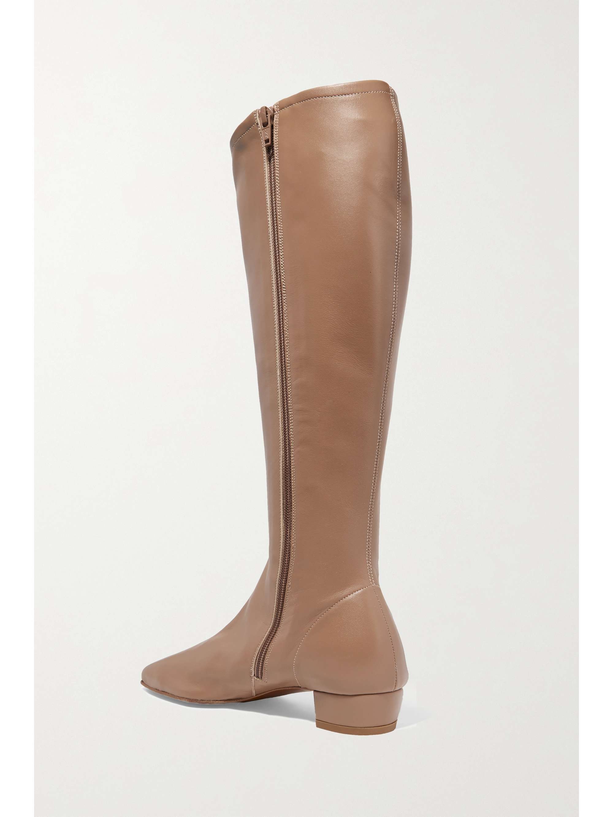 BY FAR Edie leather knee boots