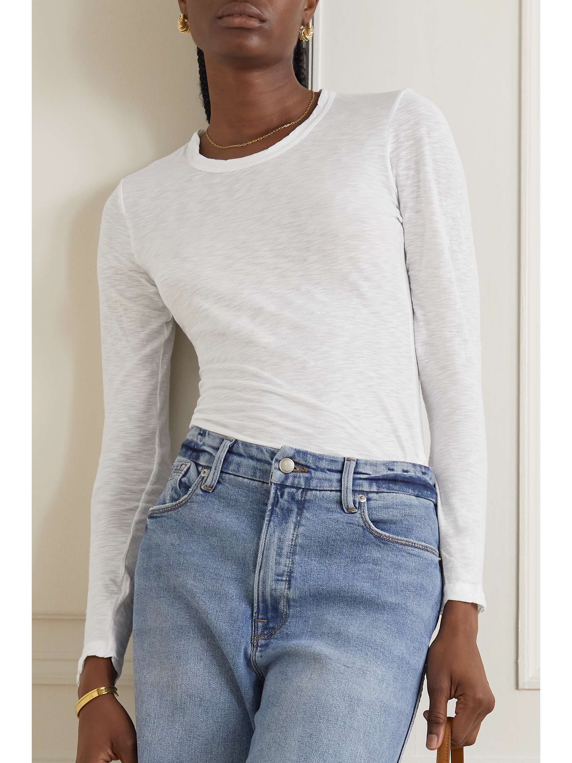 JAMES PERSE Slub cotton top