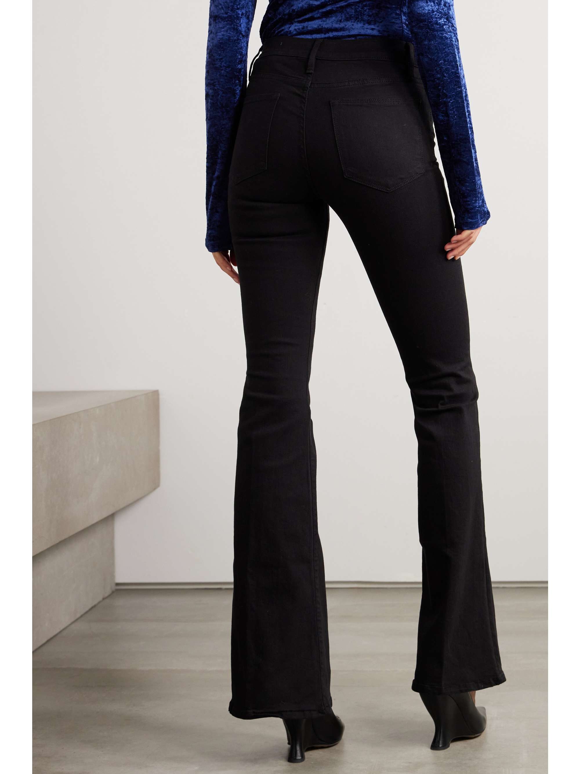 FRAME Le High Flare high-rise jeans