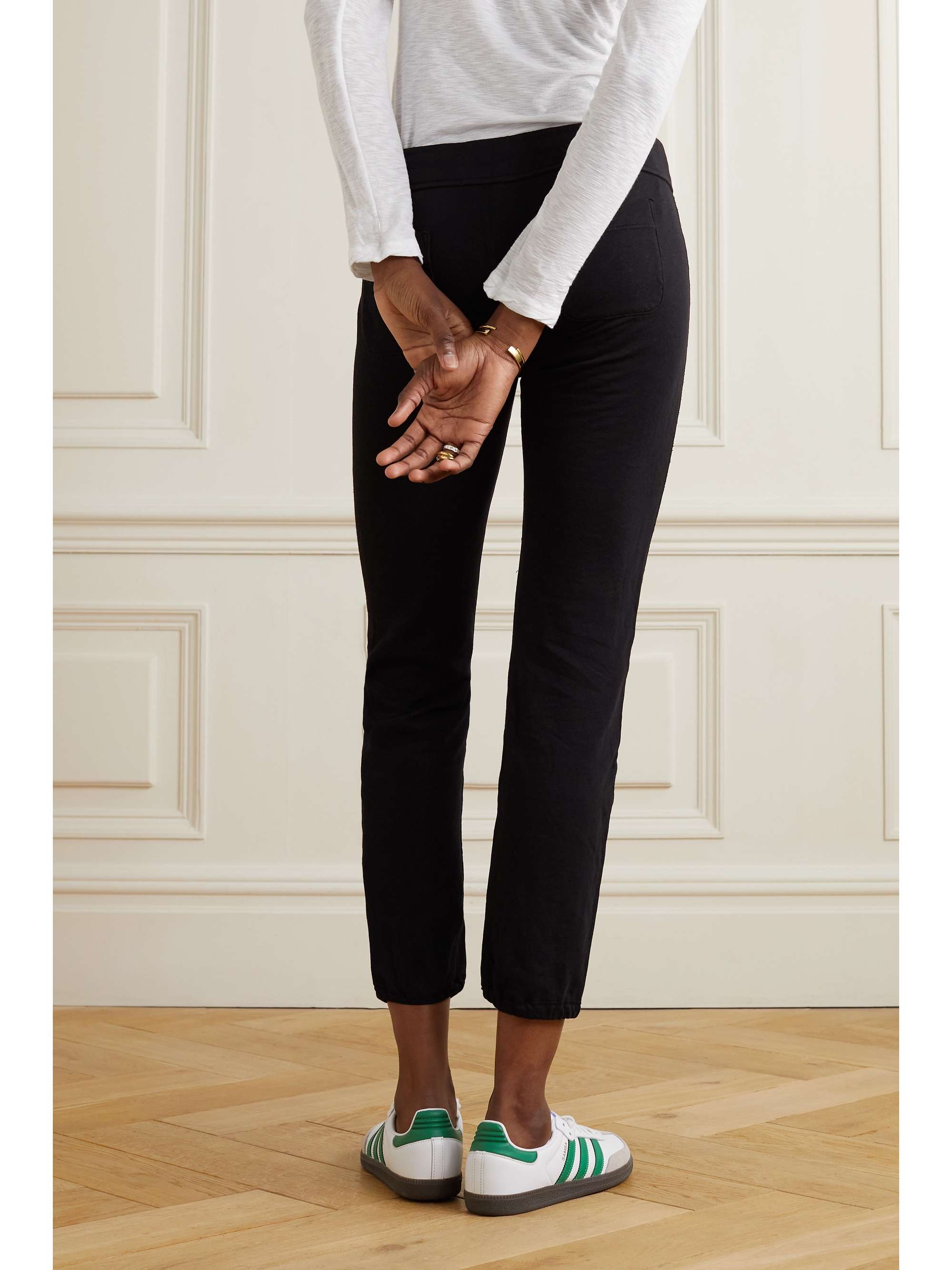 JAMES PERSE Genie Supima cotton-terry track pants