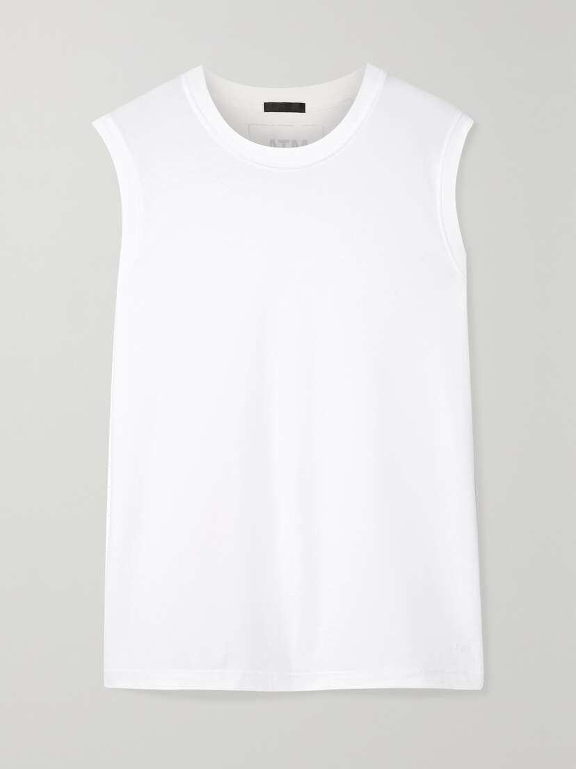 ATM Anthony Thomas Melillo Boy Cotton-jersey Tank