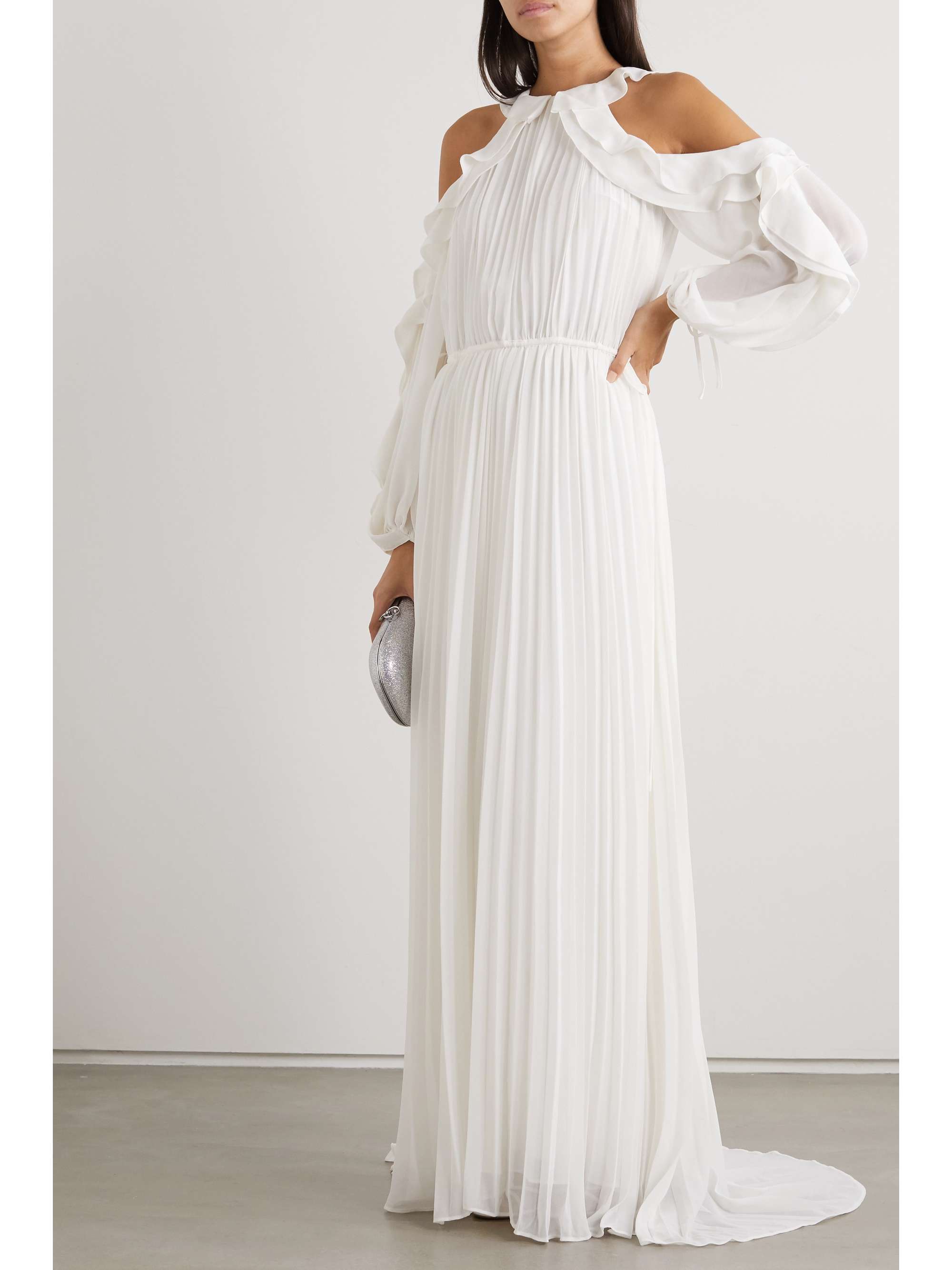 Cold shoulder evening dress Clearance