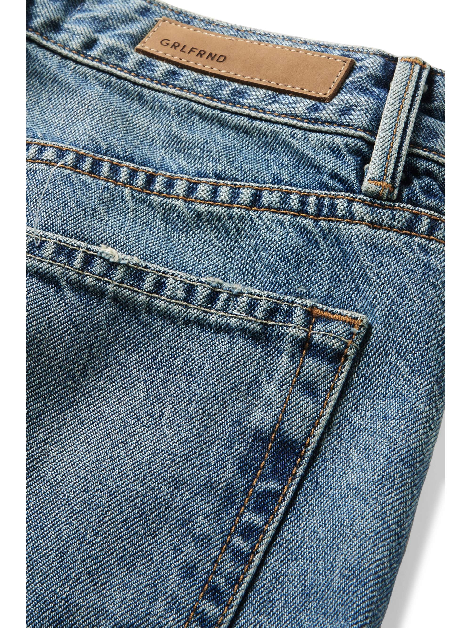 GRLFRND Addison high-rise straight-leg jeans