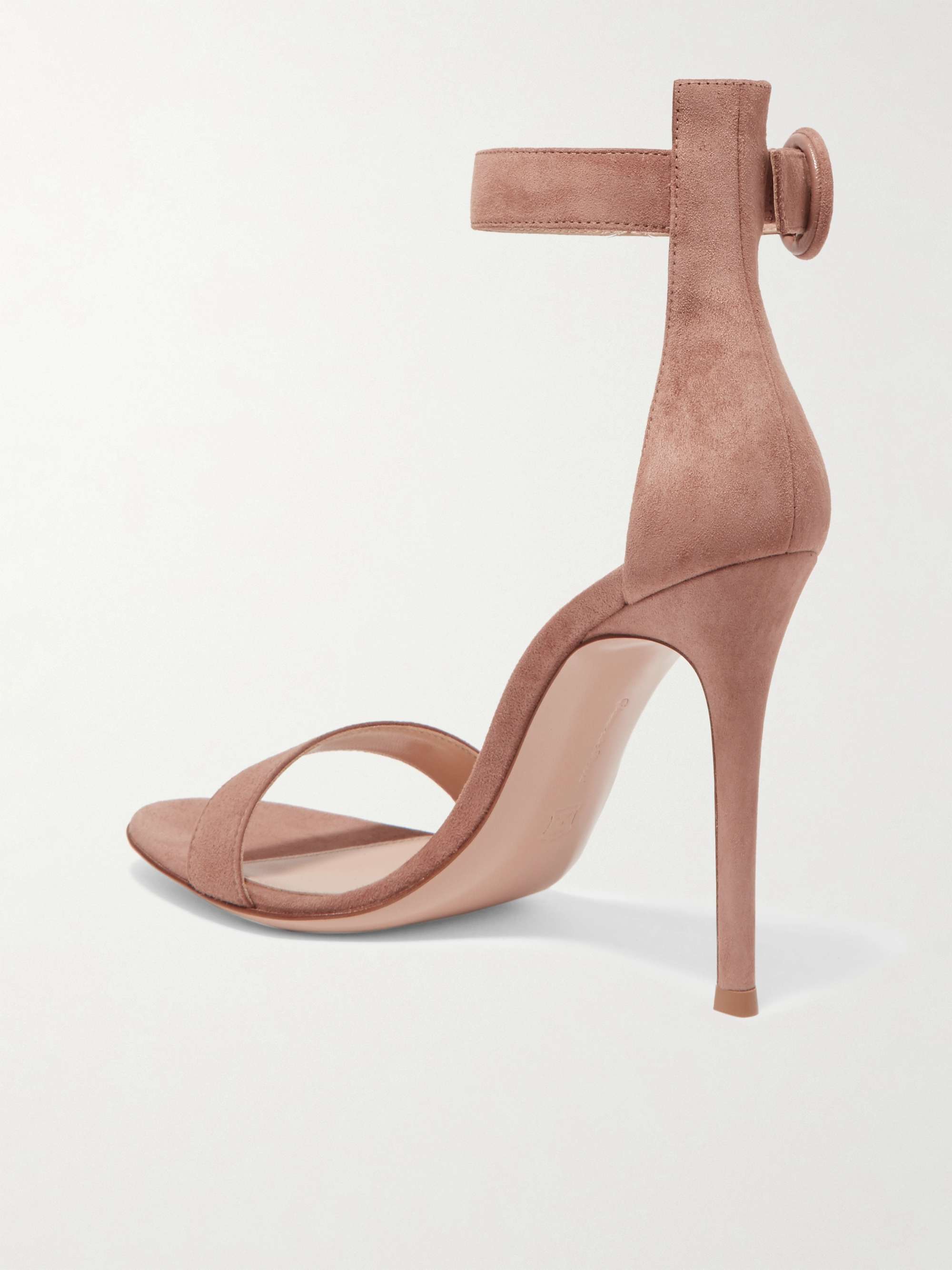 GIANVITO ROSSI Portofino 105 suede sandals