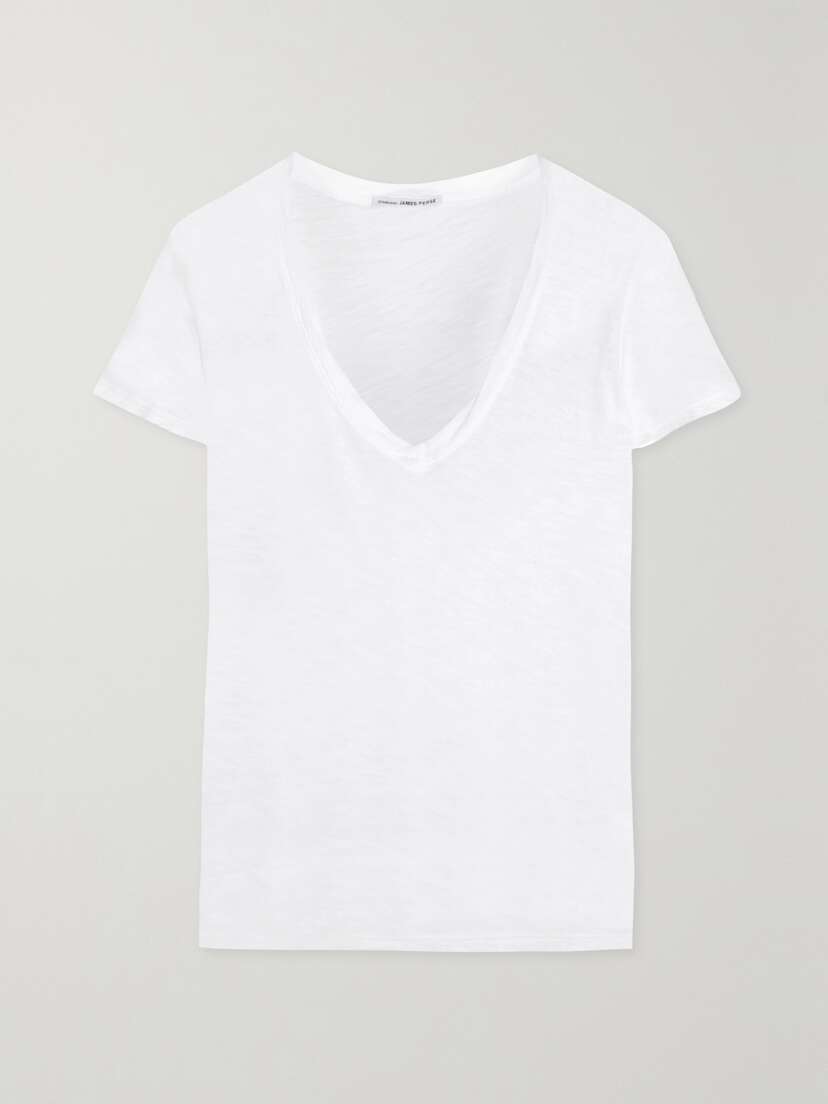 James Perse Casual Slub Cotton T-shirt