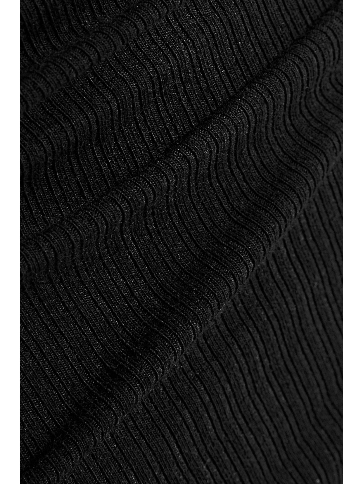 Shop James Perse The Daily Ribbed Stretch-cotton Tank In Black