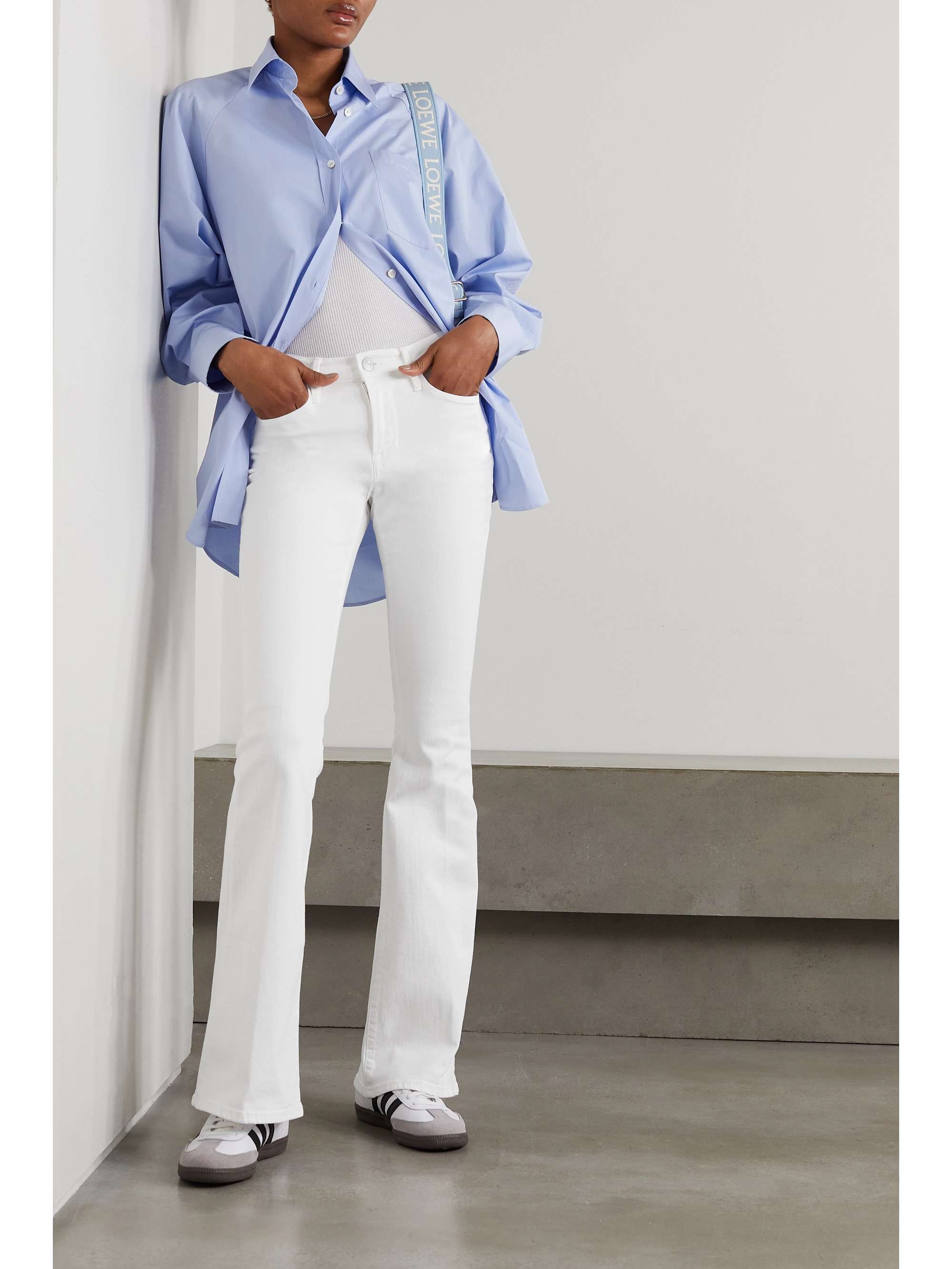 frame denim flare jeans