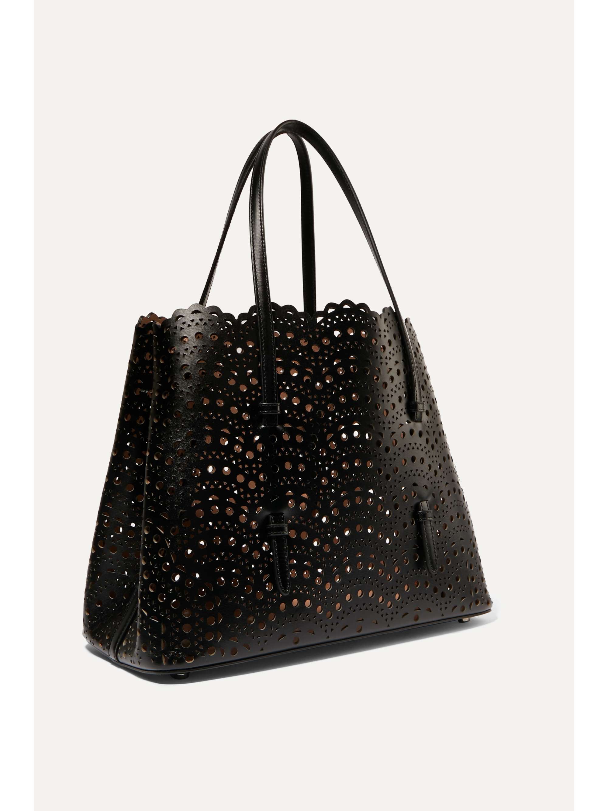 ALAÏA Le Mina 25 Vienne Wave leather tote
